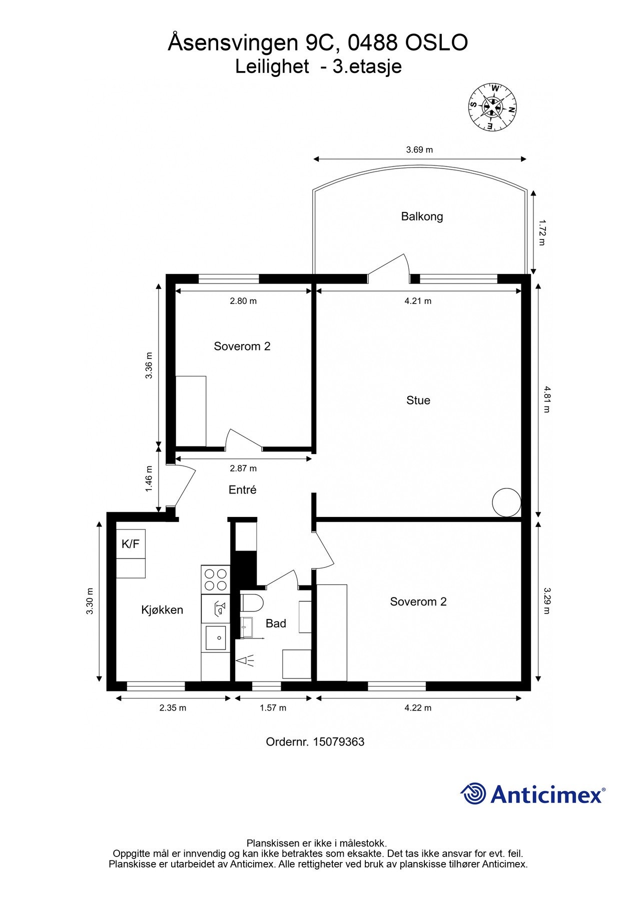 Plantegning. Galleribilde