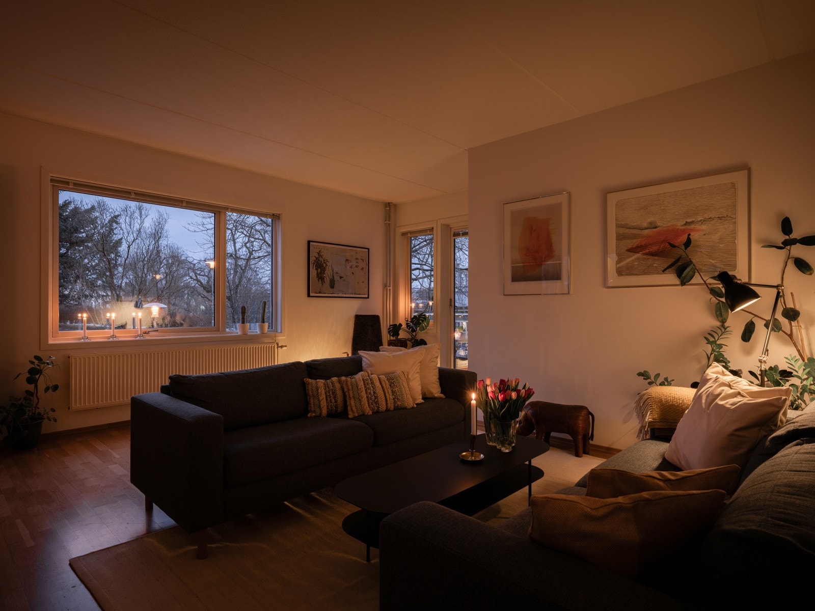 Kveldsbilde. Galleribilde