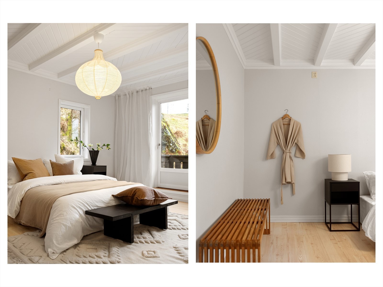 Utgang fra hovedsoverommet til altan. Galleribilde