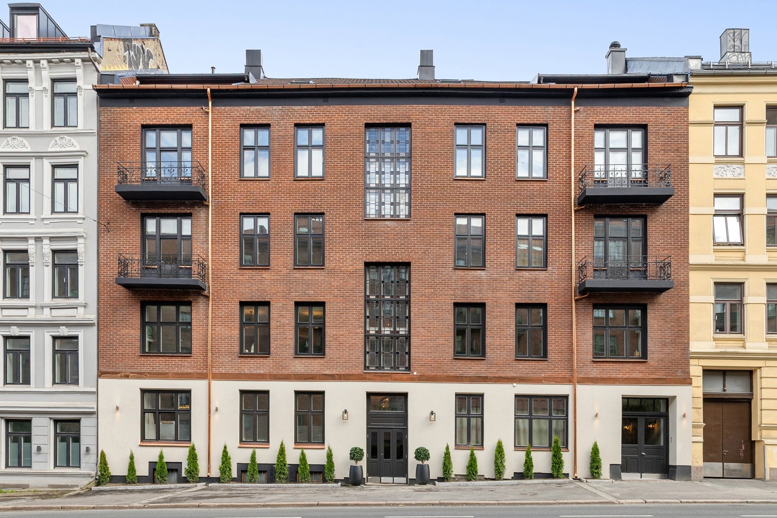 Tranegården - Nyoppusset bygård på St.Hanshaugen Galleribilde