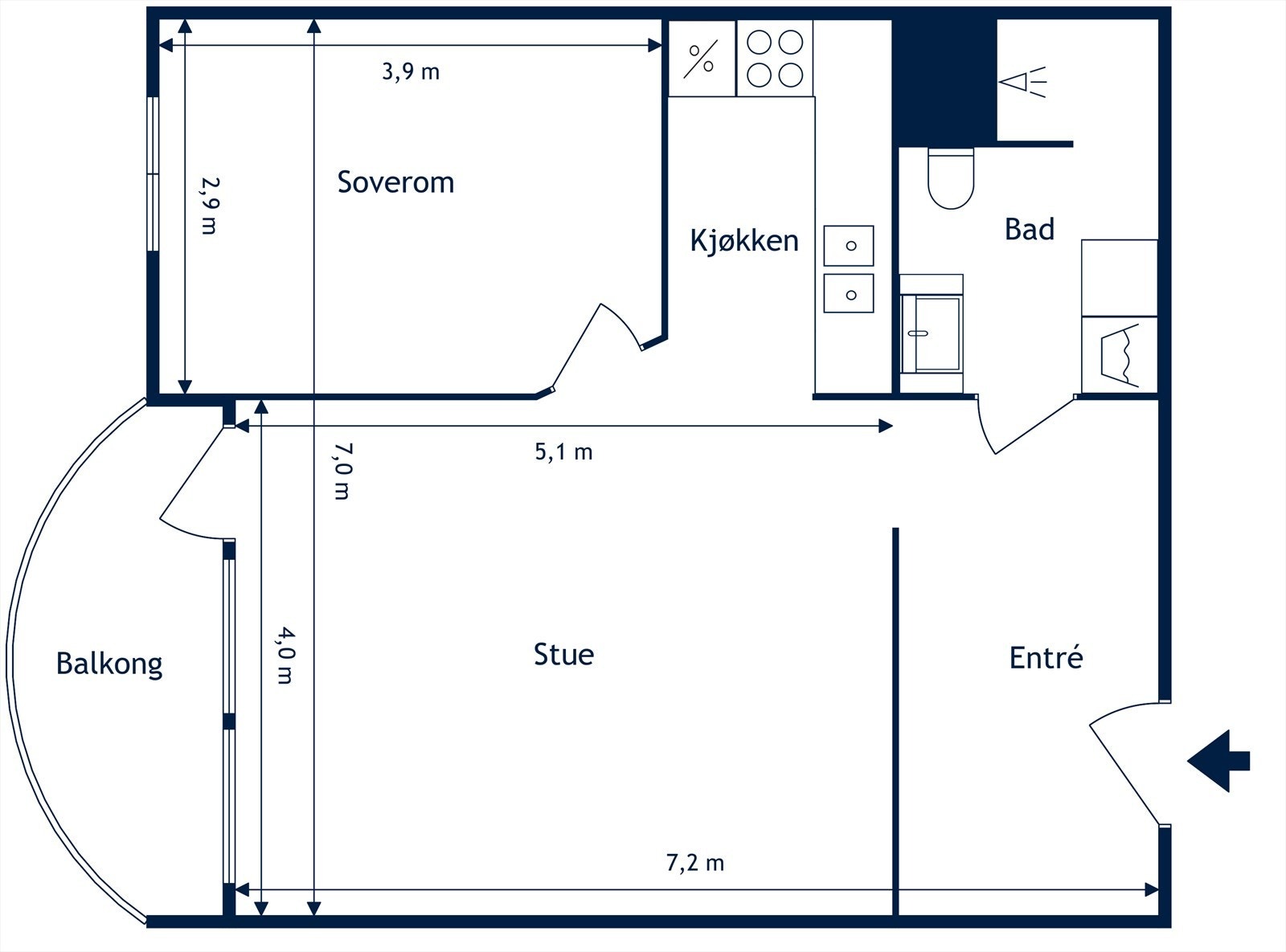 Planskisse 3. etasje Galleribilde