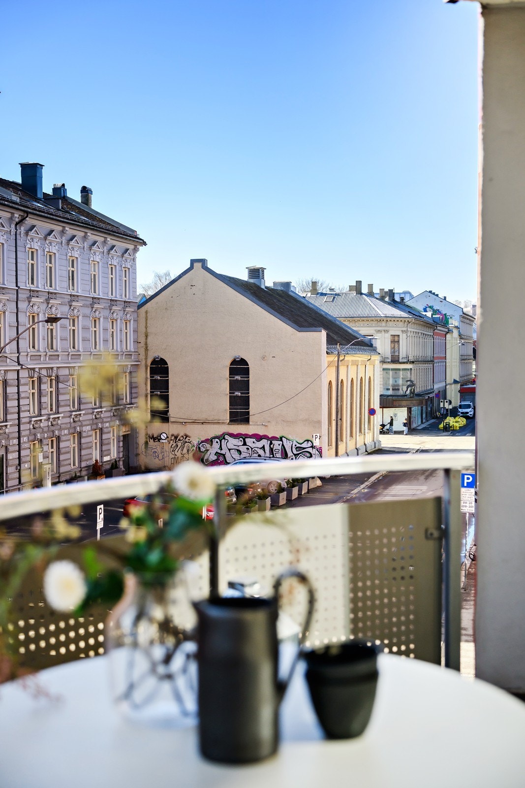 Hyggelig utsyn mot vest. Galleribilde