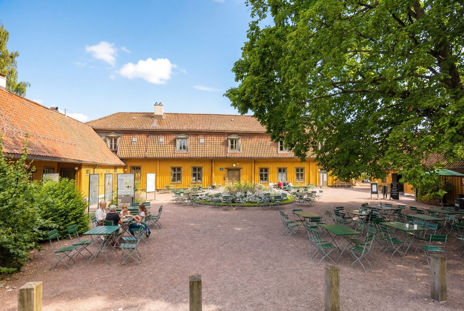 Botanisk hage cafe. Galleribilde