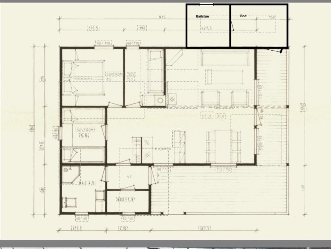 Plantegning Galleribilde