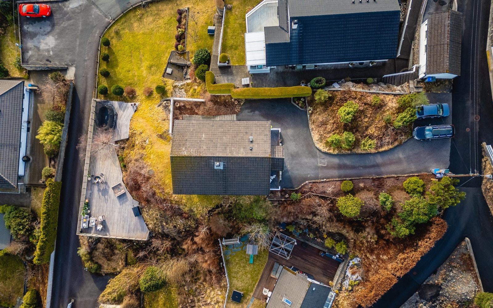 Oversiktsbilde over eiendommen. Galleribilde