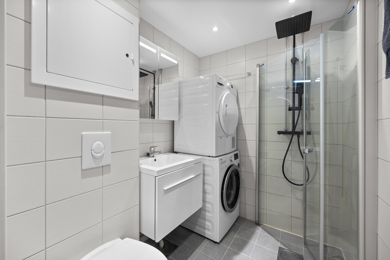 Borettslaget har rehabilitert baderommene i borettslaget i 2016 Galleribilde