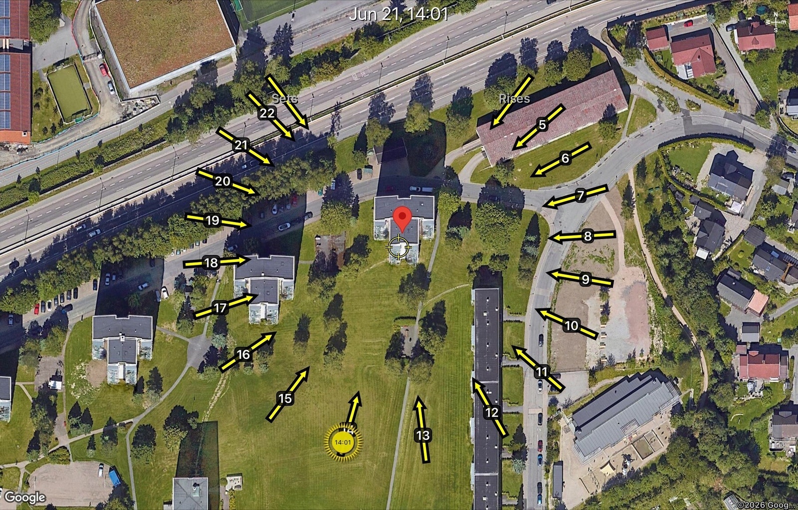 Solforholdene på leiligheten er veldig gode, så denne passer godt til deg som er glad i solrike omgivelser Galleribilde