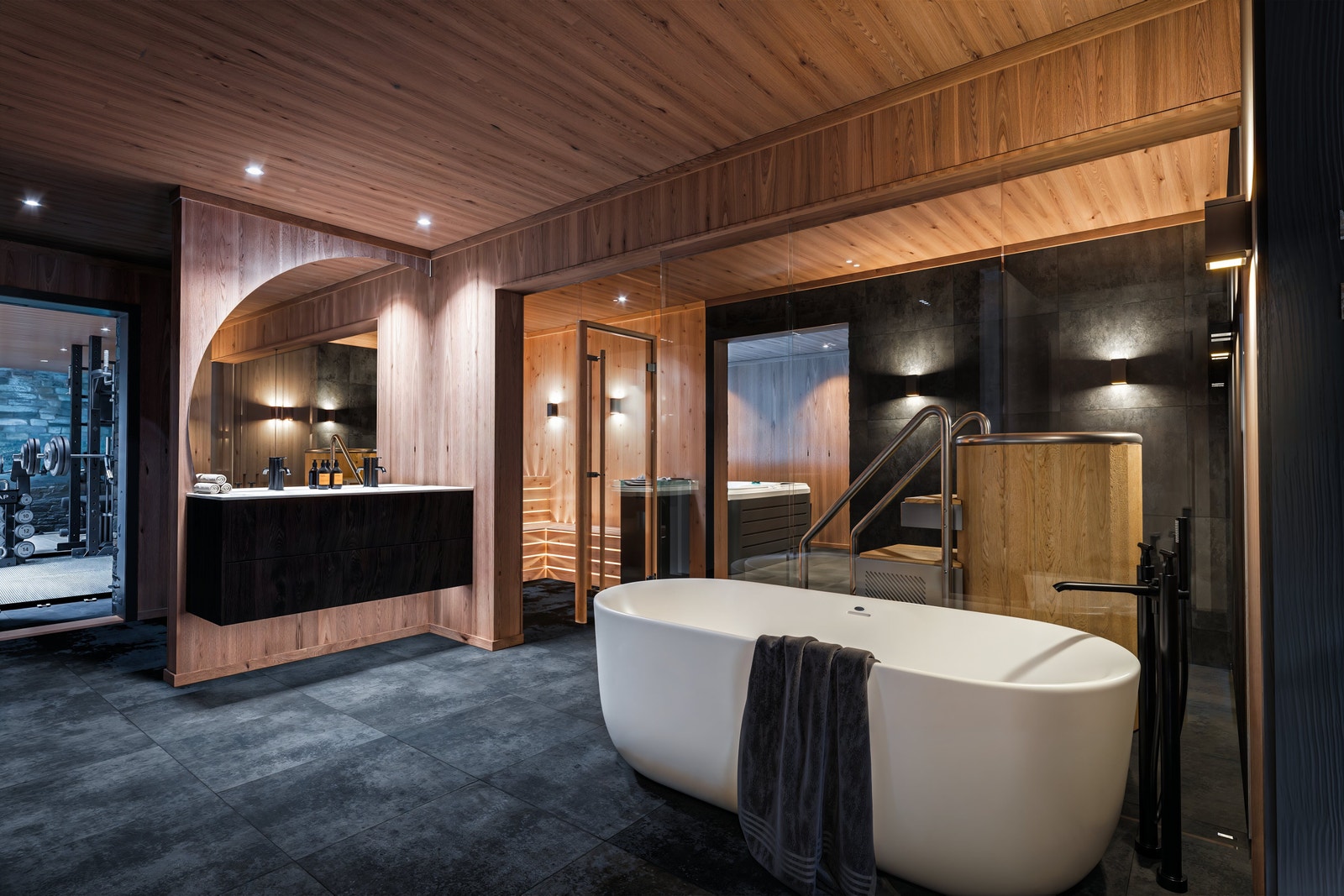 Spa fasiliteter på "sitt beste" i hyttas underetasje! Galleribilde