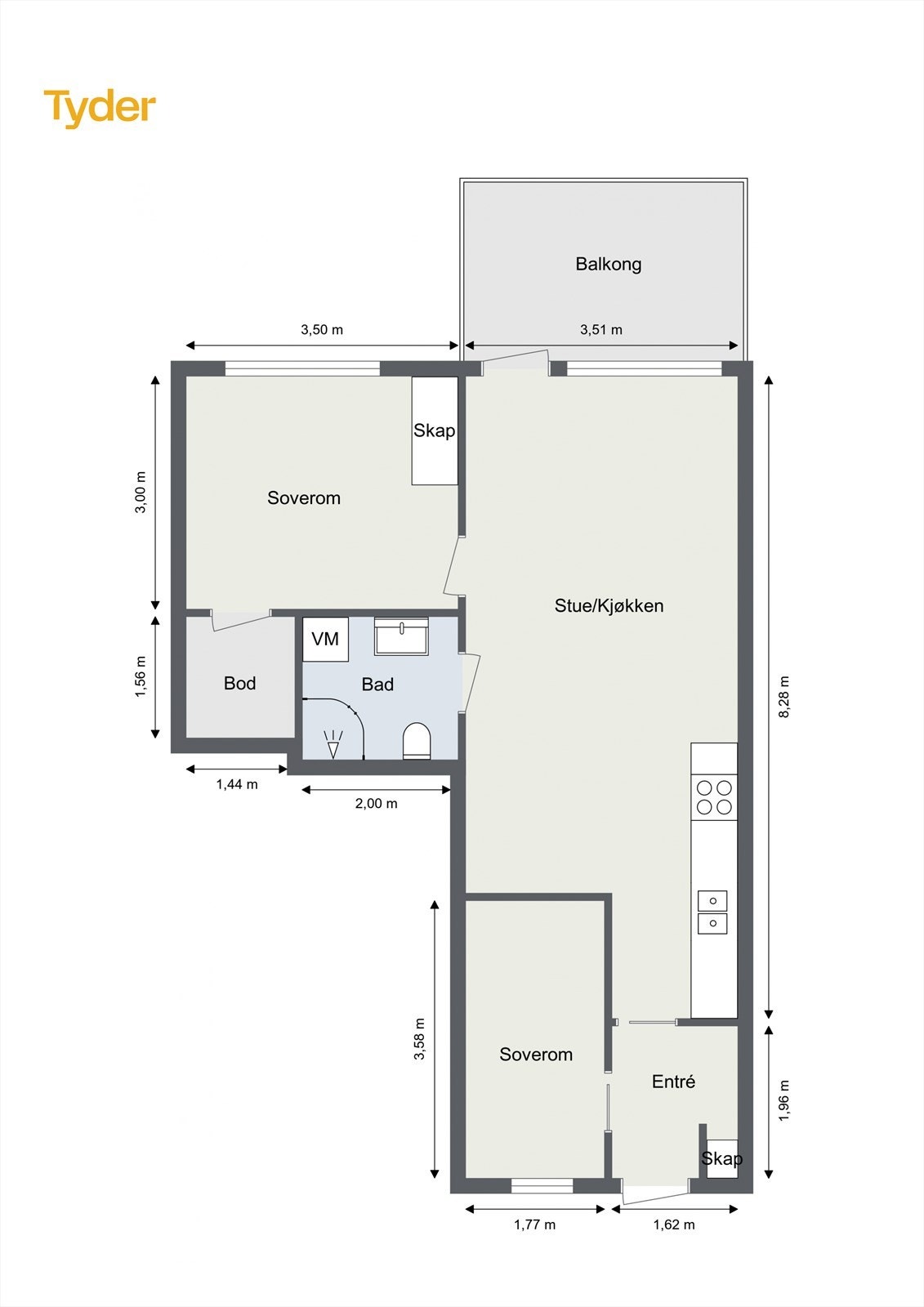 Plantegning. Galleribilde