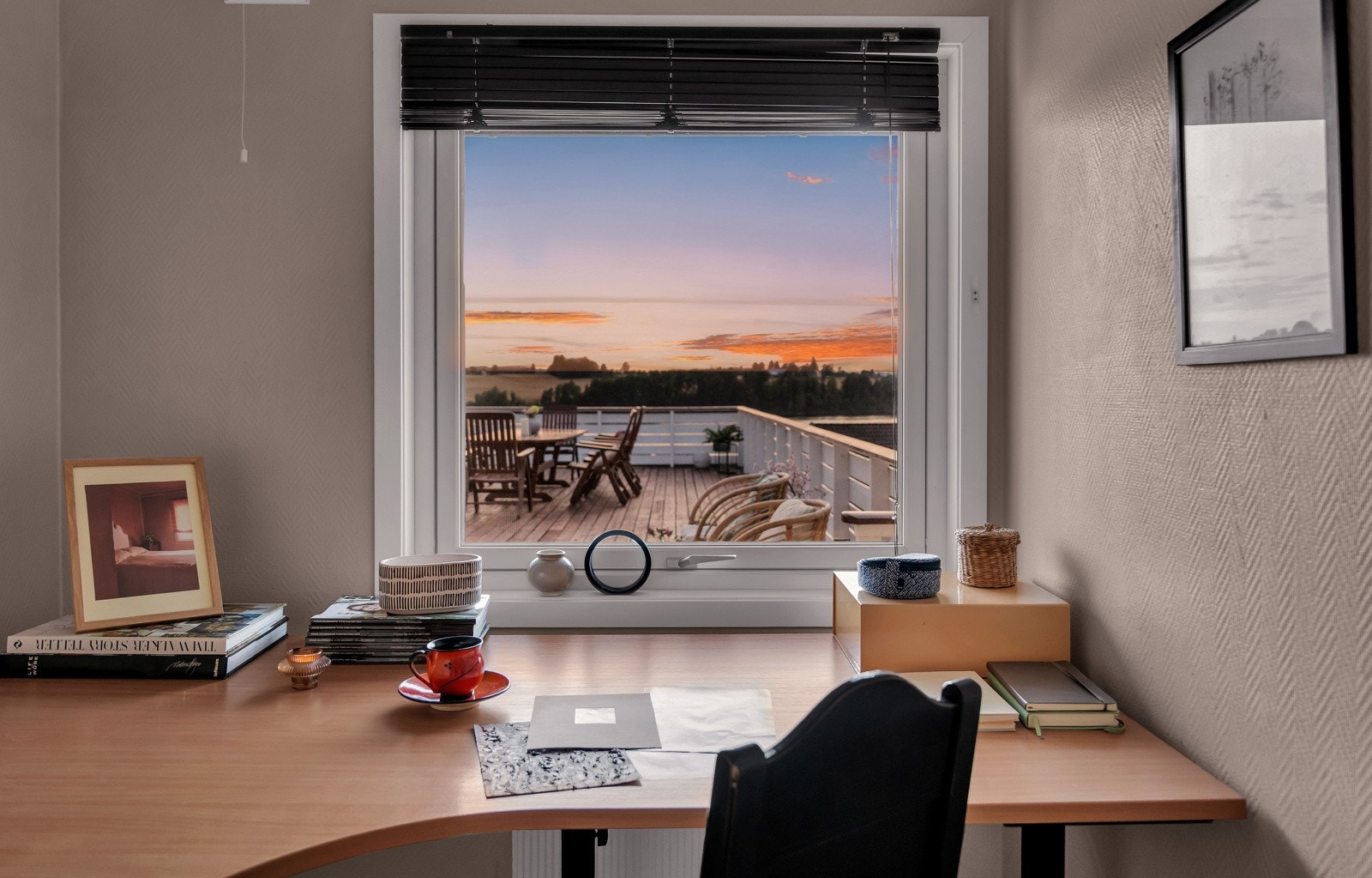 Ene rommet benyttes i dag som kontor Galleribilde