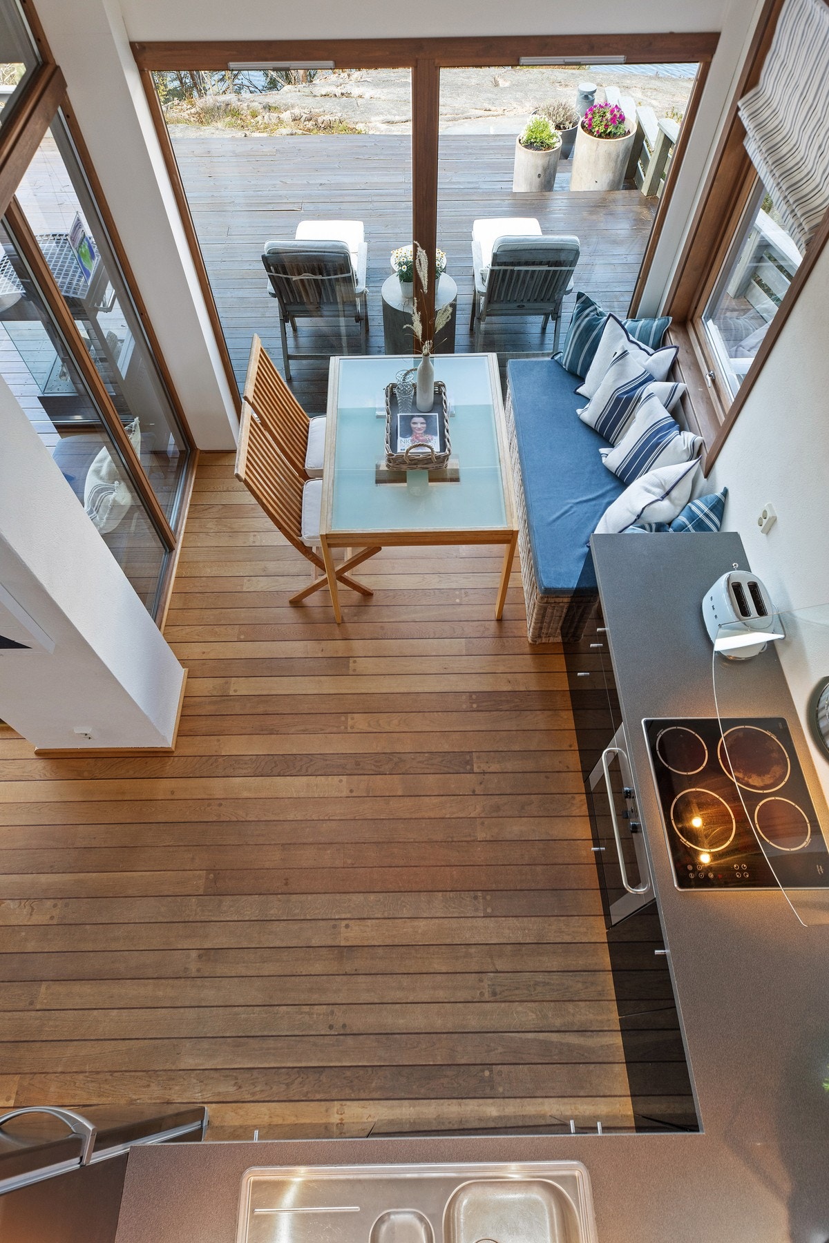 Lys og luftig gang med gode siktlinjer. Galleribilde