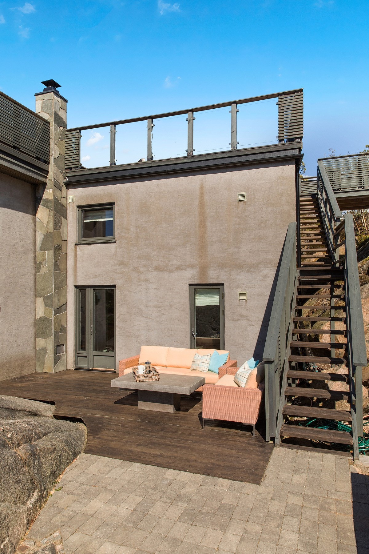 Privat takterrasse med fantastisk utsyn. Galleribilde