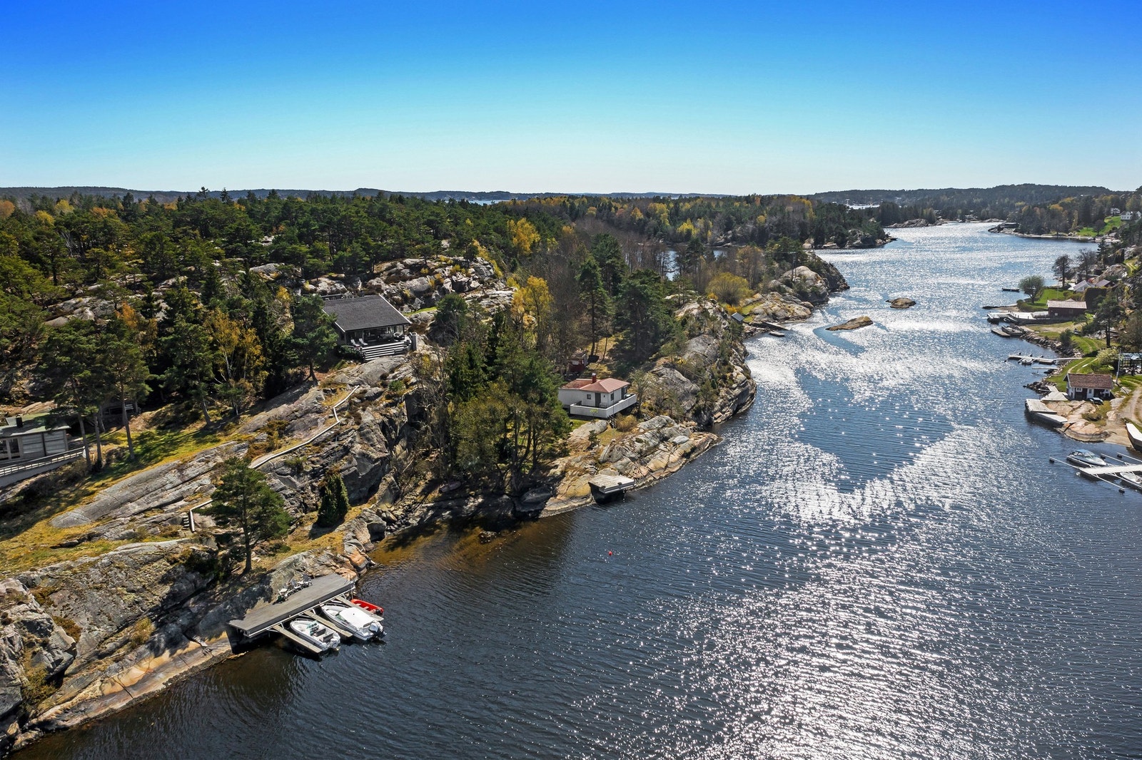 Skjærgårdsidyll så langt øyet kan se. Galleribilde
