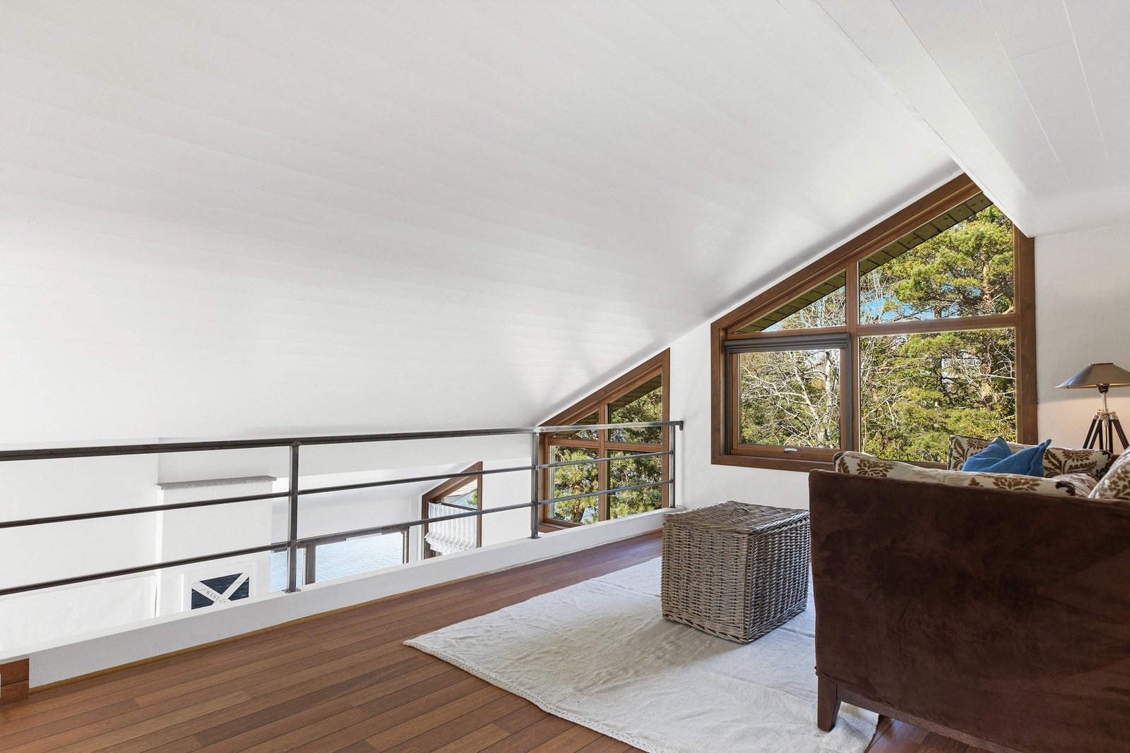 Loftstue med spennende takvinkler. Galleribilde