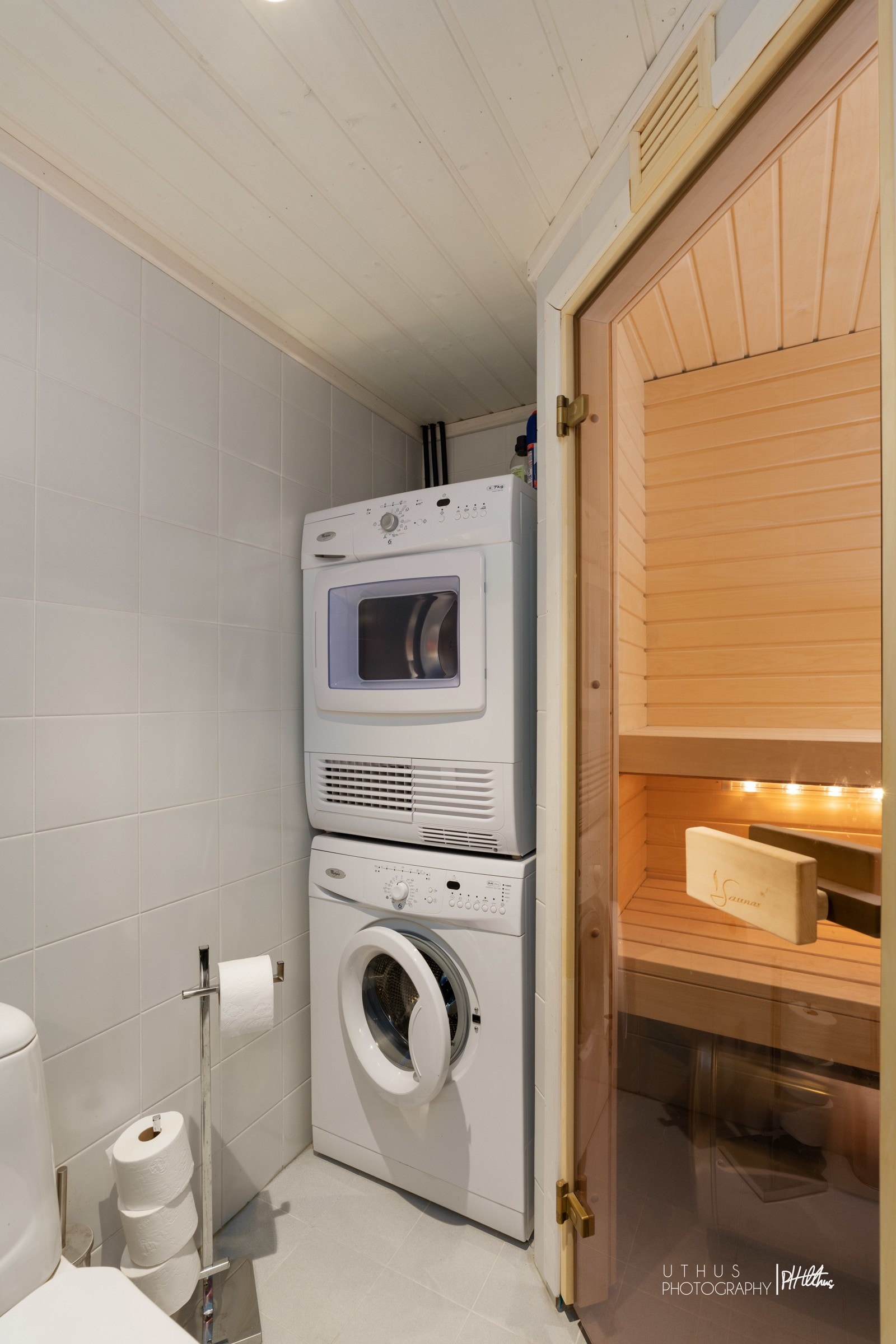 Opplegg for vaskemaskin og tørketrommel Galleribilde