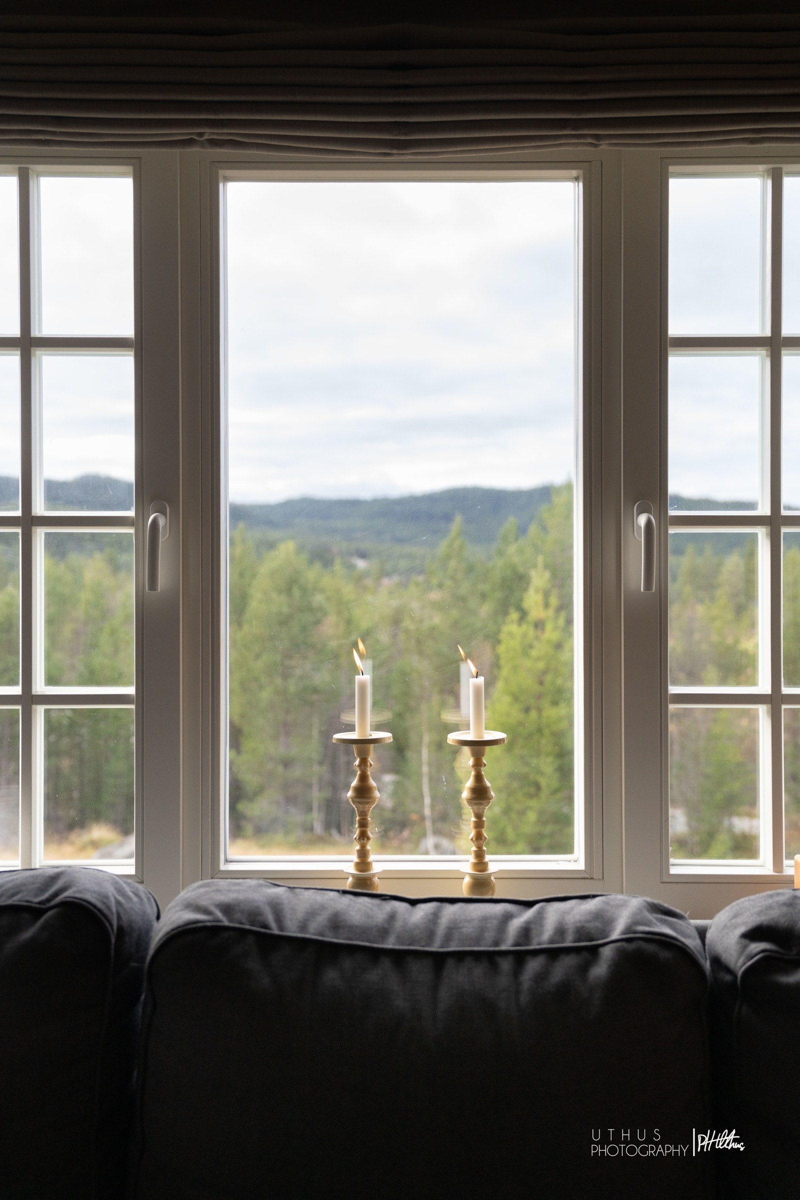 Utsikten fra stuevinduet Galleribilde