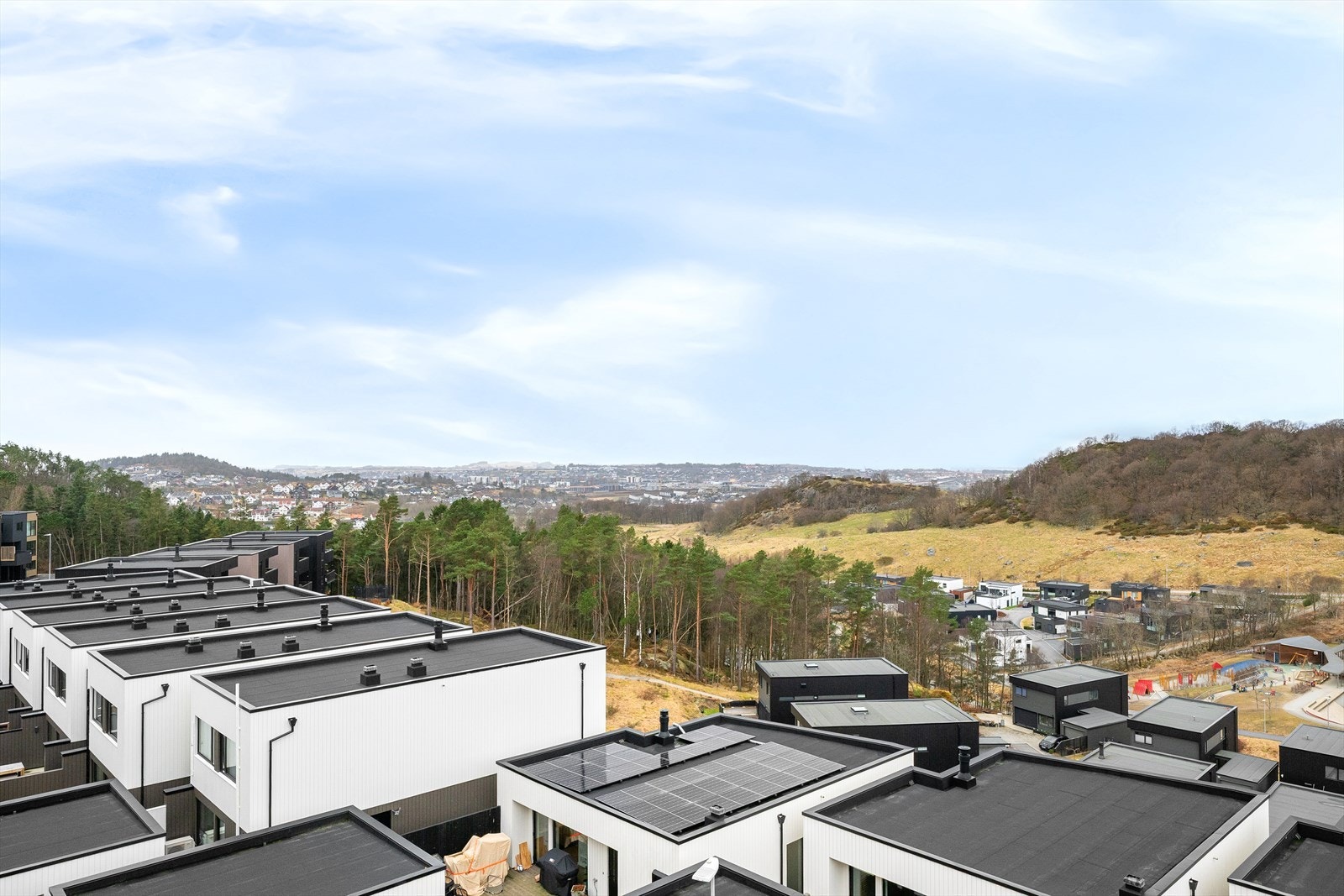 Helt fantastisk utsikt fra leiligheten. Galleribilde