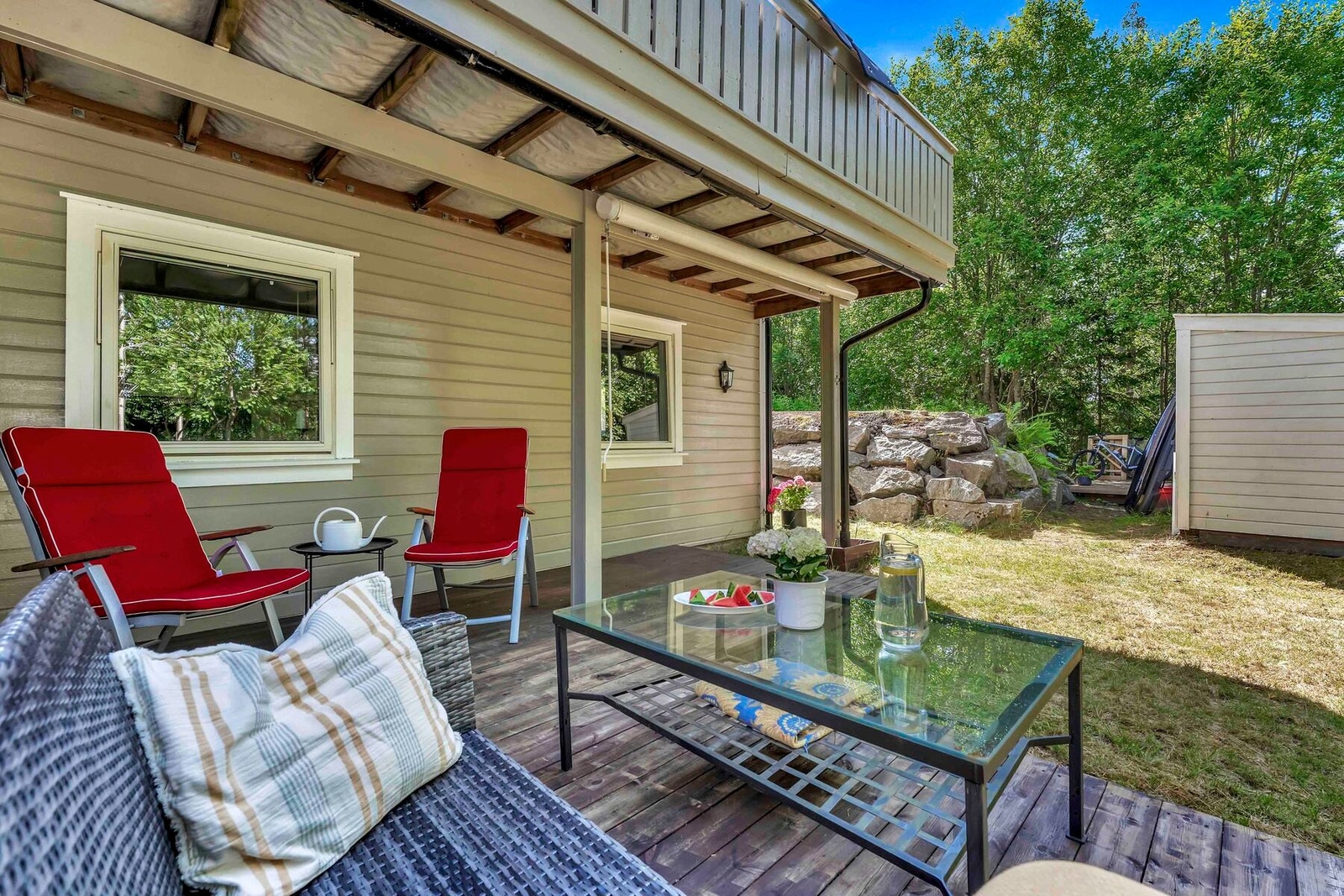 Utearealene fra en annen vinkel. Galleribilde