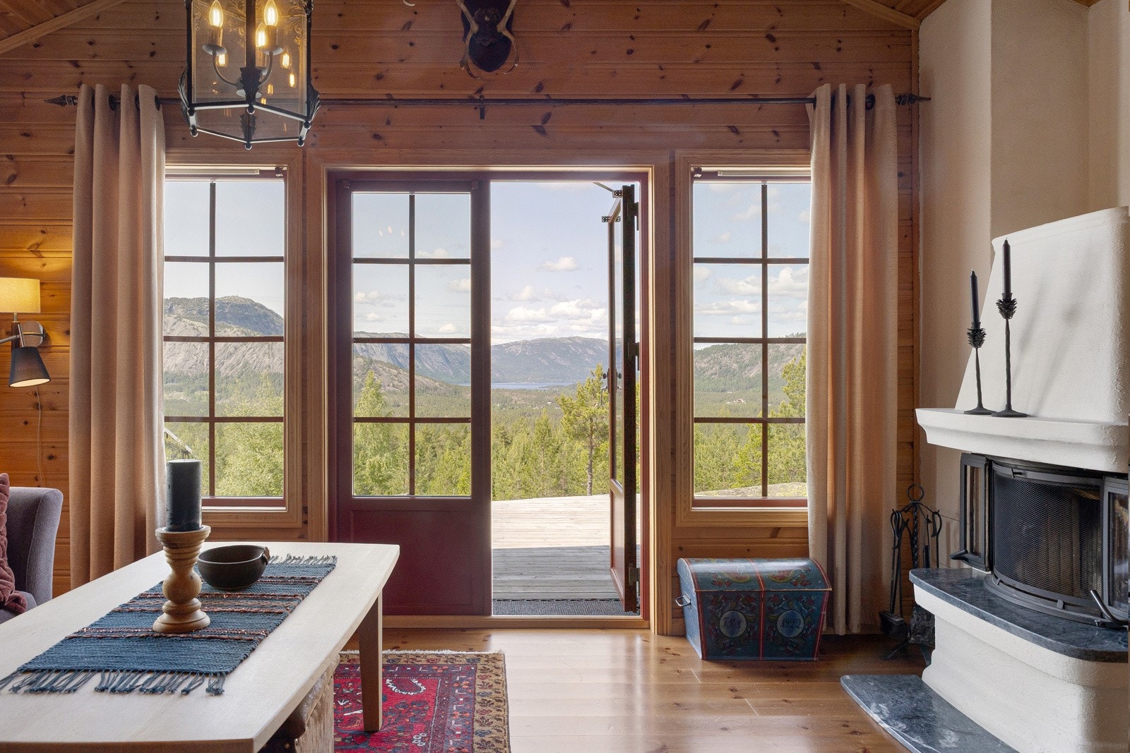 Fra stuen er det en fantastisk utsikt som virkelig setter prikken over i-en. Galleribilde