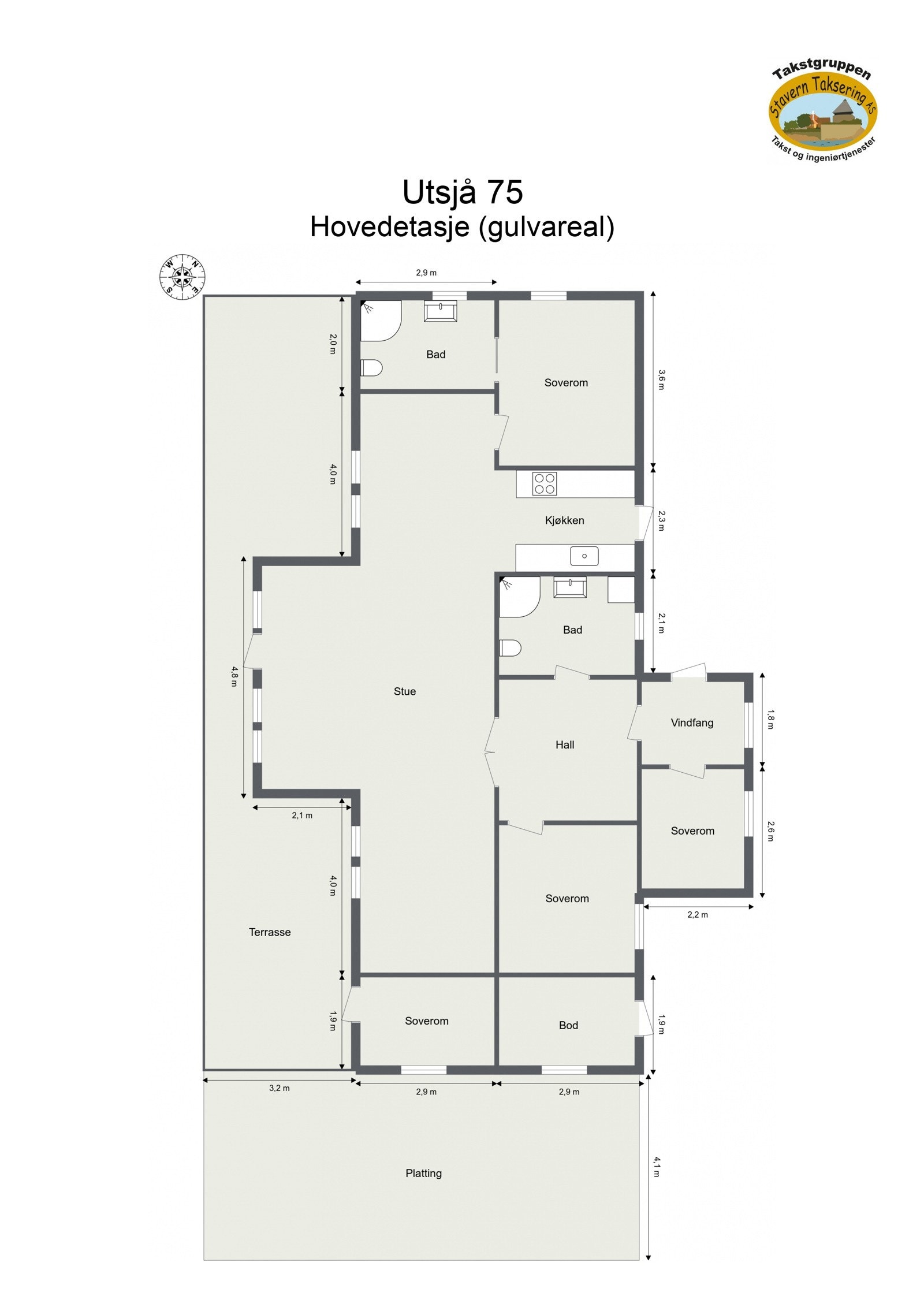 Plantegning. Galleribilde