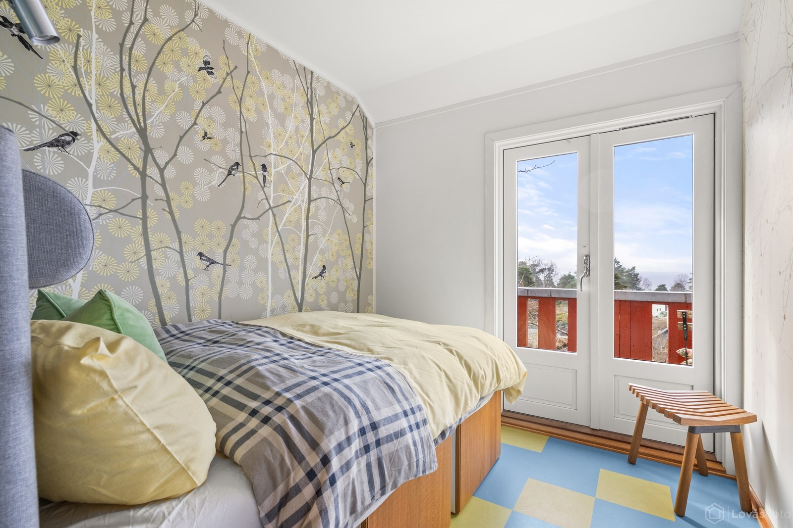 Det andre soverommet har også utgang til balkongen, perfekt som barnerom eller gjesterom. Galleribilde