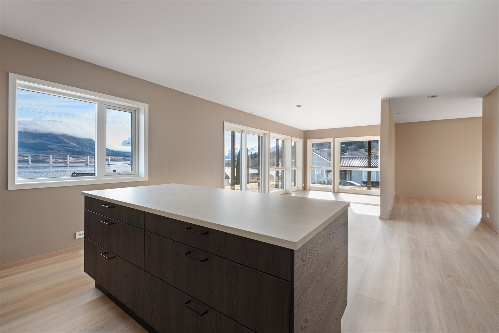 Fra kjøkken mot stue Galleribilde