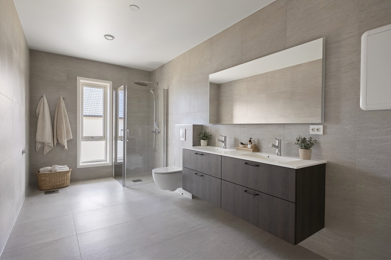 Meget flott og moderne bad Galleribilde