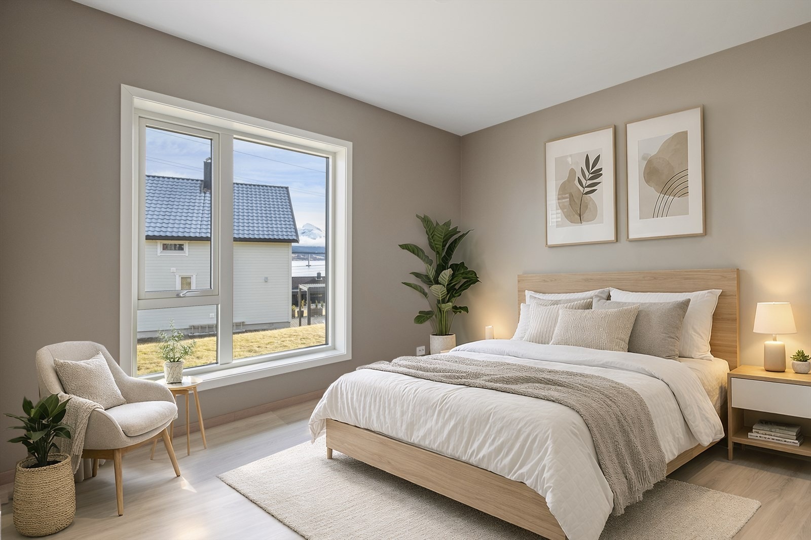 Soverom nr. 2 - digitalt stylet Galleribilde