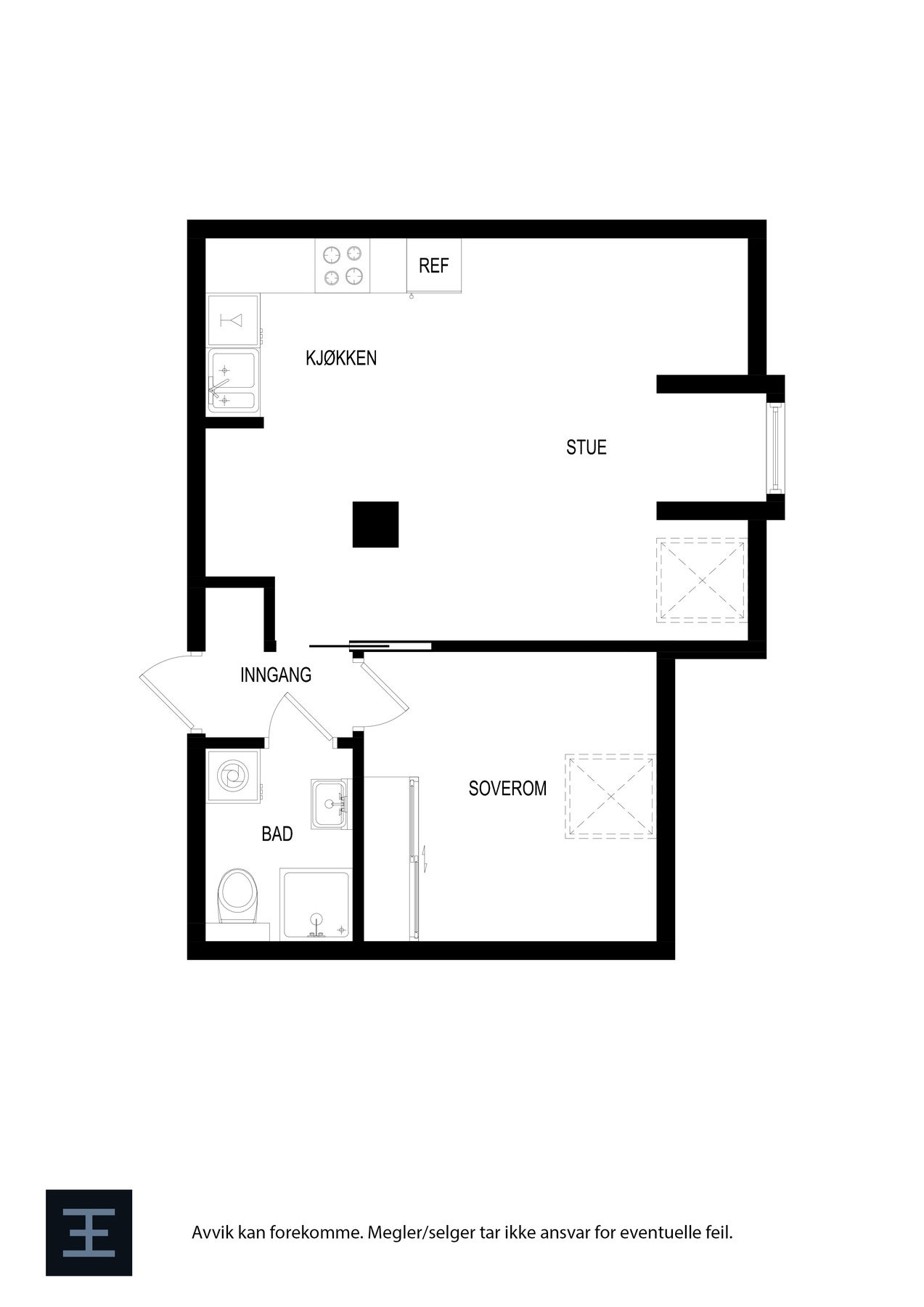 Plantegning - 3. etasje. Galleribilde