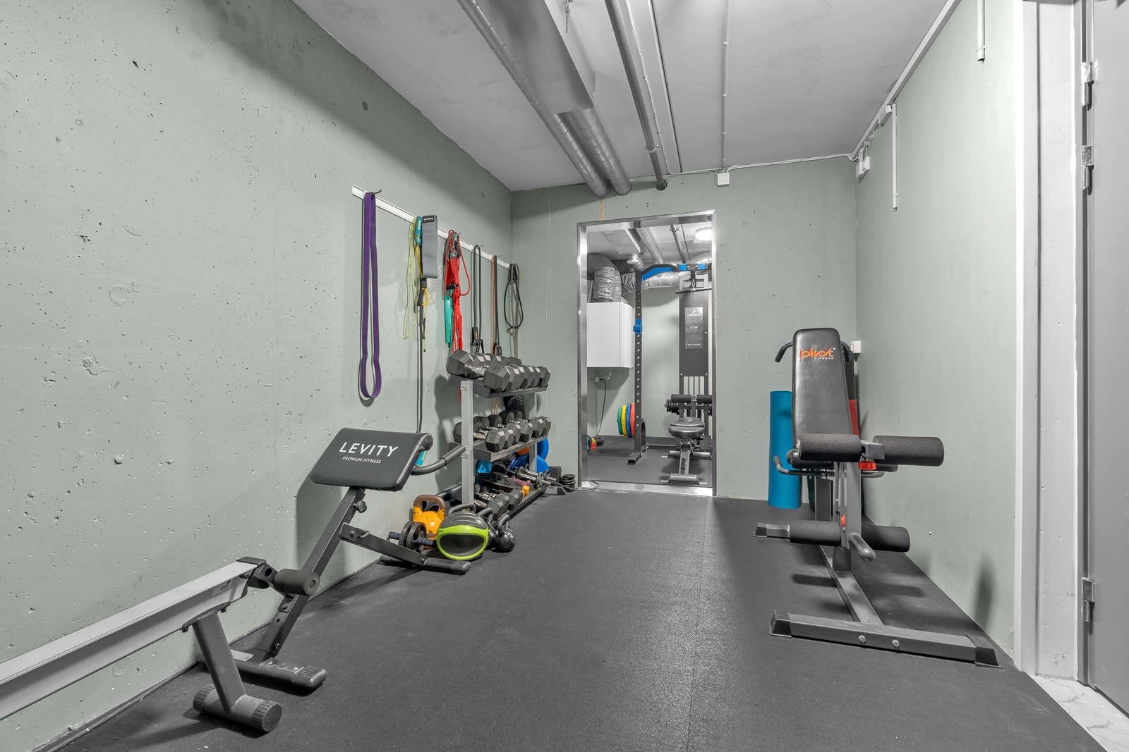 Felles treningsrom i bygget for beboerne Galleribilde