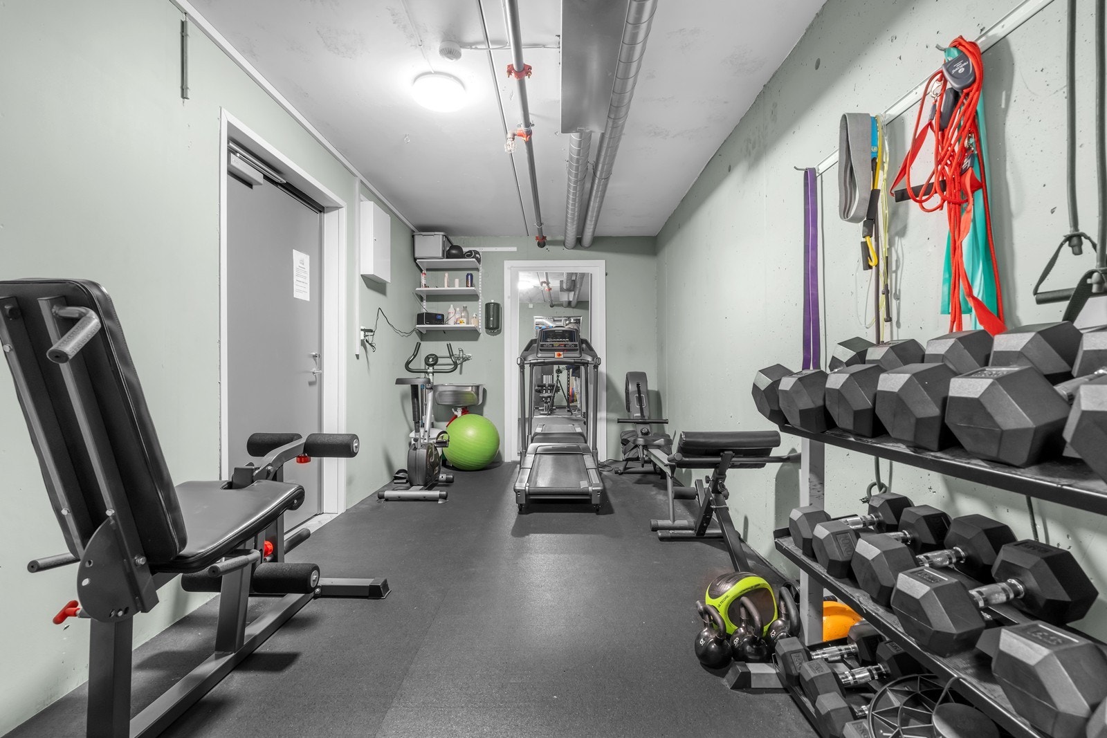 Felles treningsrom for sameie. Galleribilde