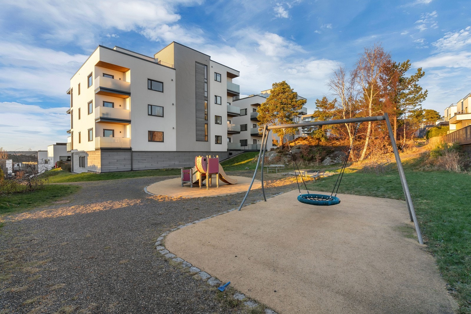 Lekeplass finner du like utenfor døren. Galleribilde