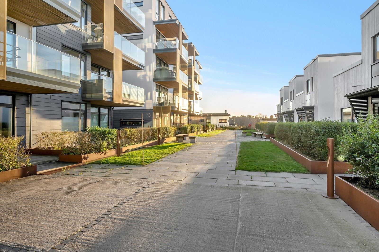 Nydelig felles uteområdet. Galleribilde