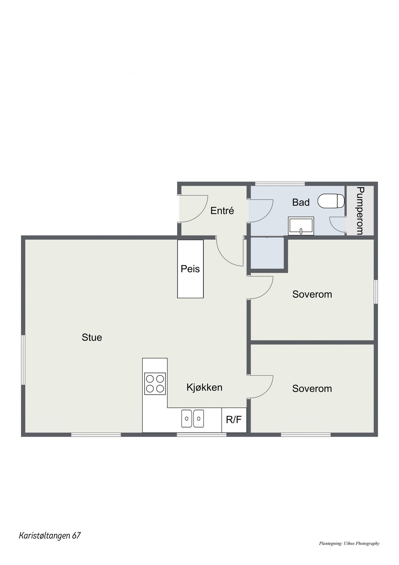 Plantegning Galleribilde