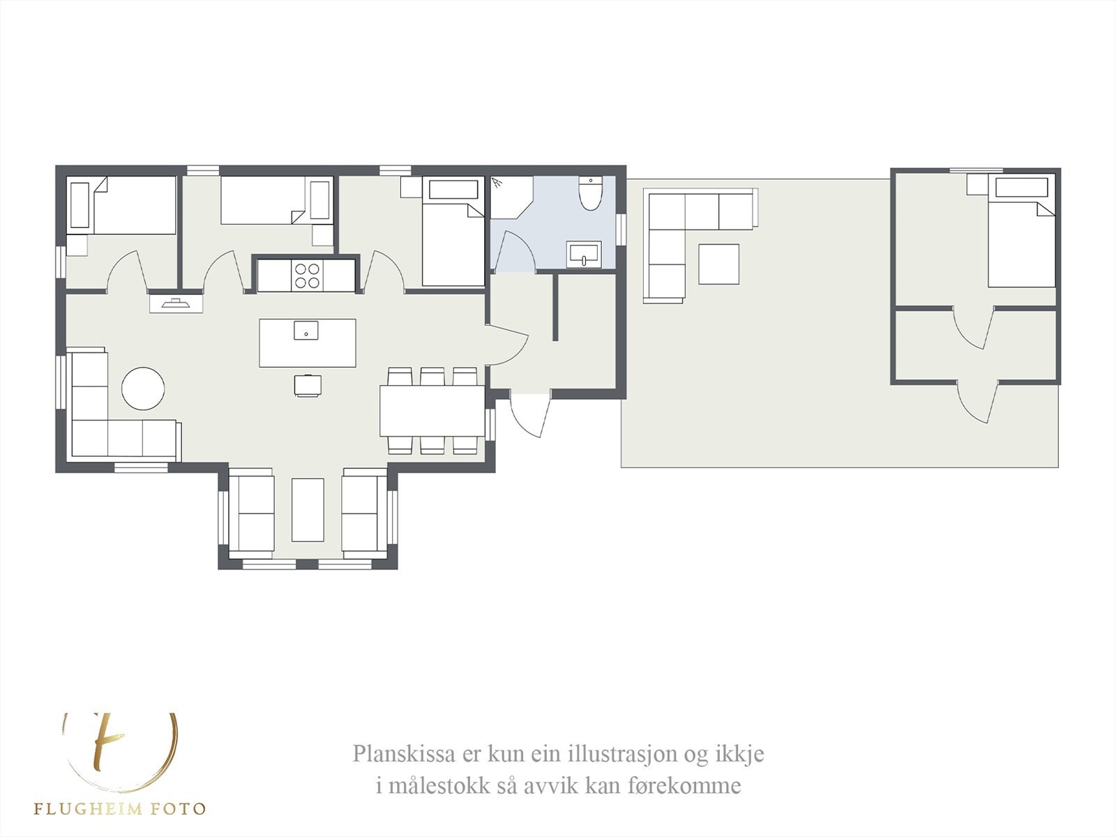 Planteikning Galleribilde