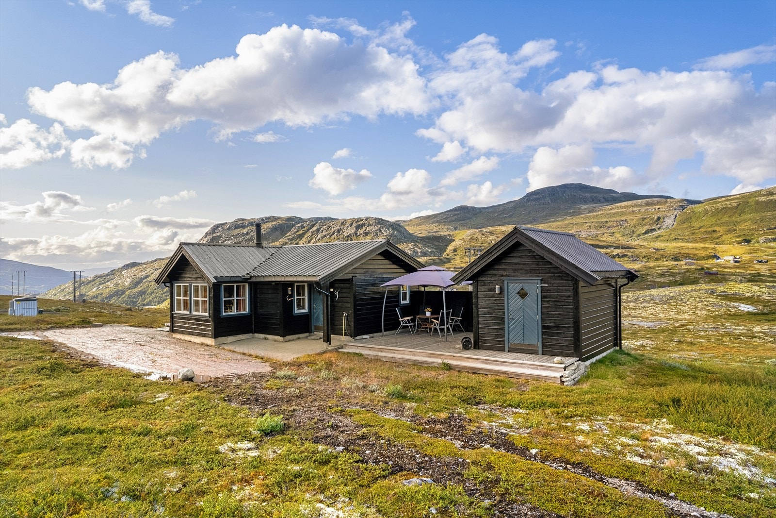 Området ligg ca. 1000moh og ca. 20 min frå sentrum av Øvre Årdal. Galleribilde