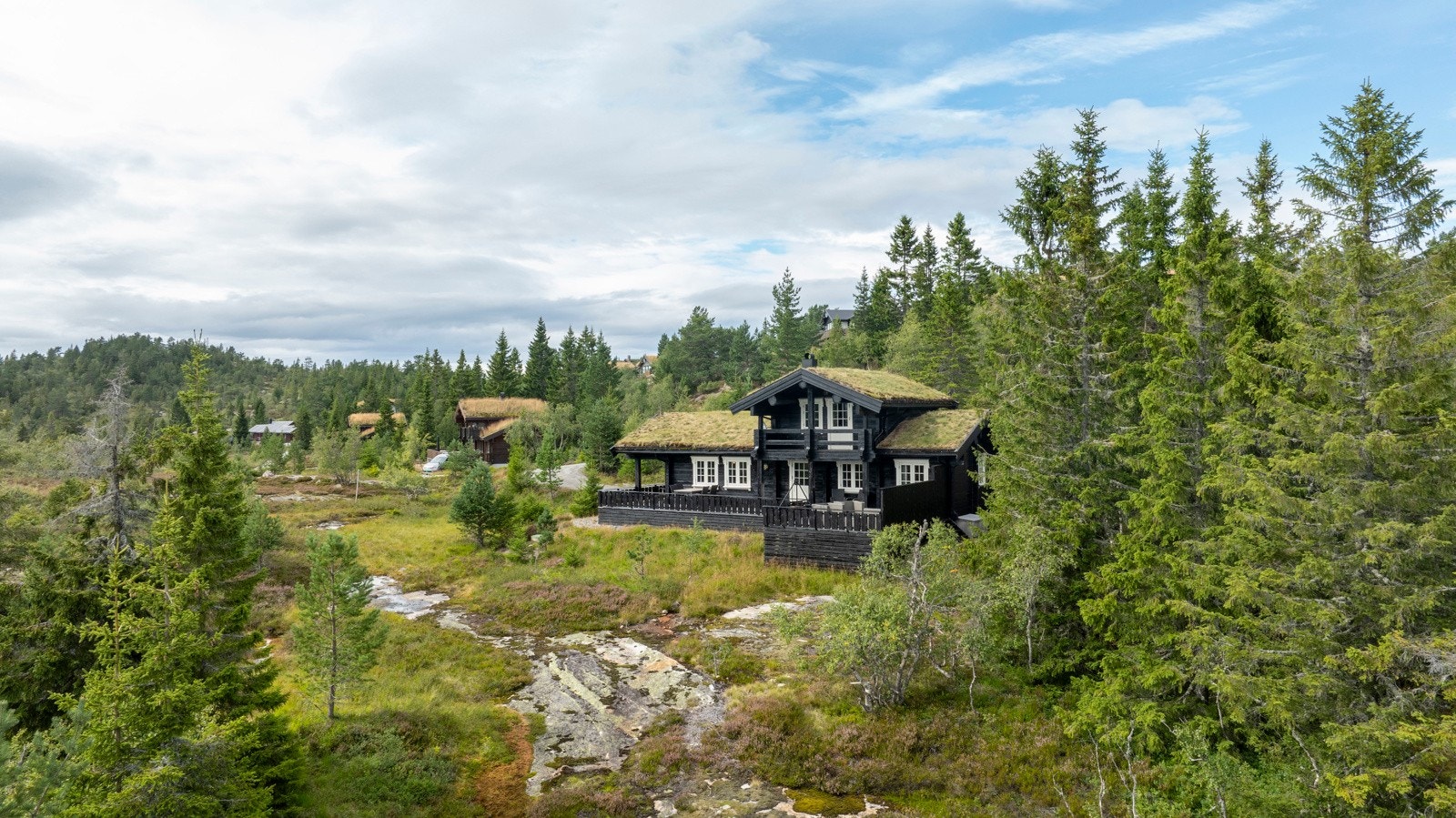 Hytta ligger på Sylvtjønn feltet - i et hytteområde med spredt hyttebebyggelse, ca. 715 m.o.h. Eiendommen ligger meget usjenert, med fritt og åpent utsyn. Galleribilde