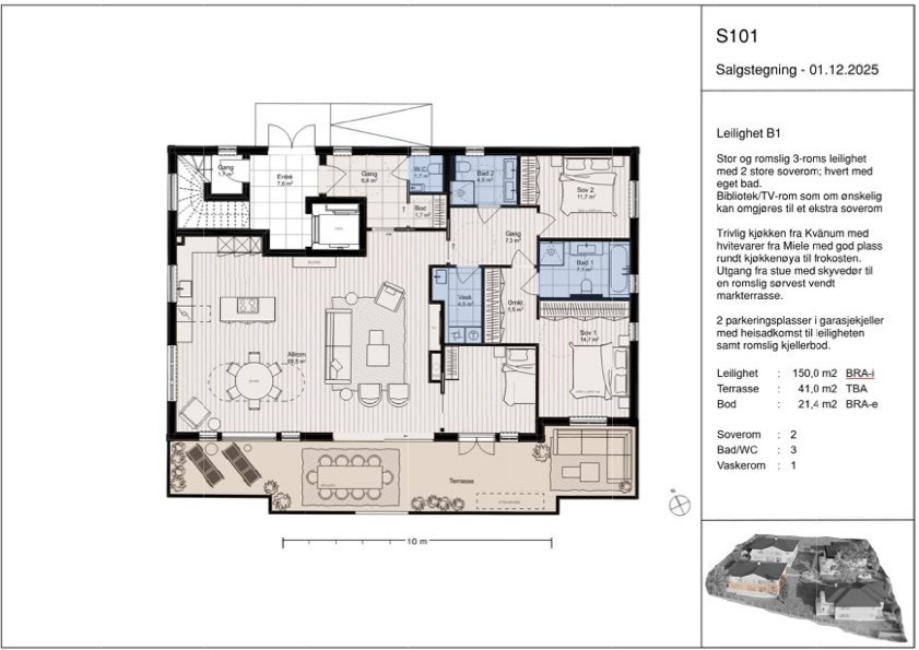 Plantegning. Galleribilde