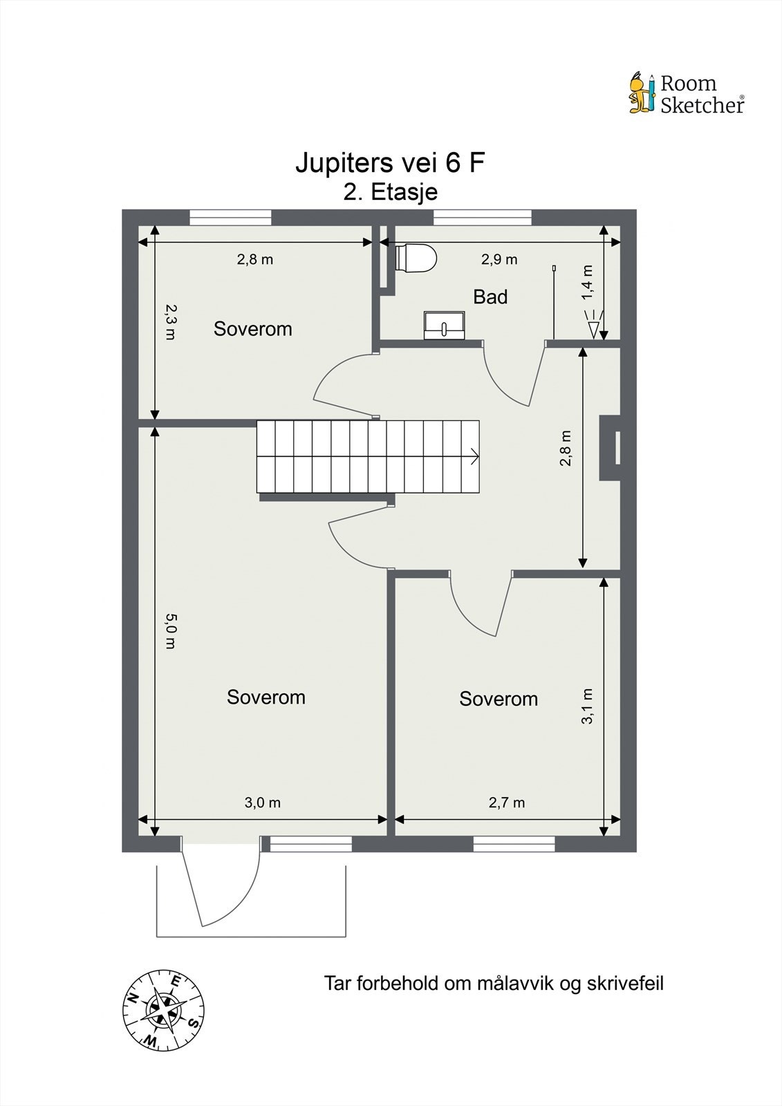 - Planskisse 2. etasje - Galleribilde