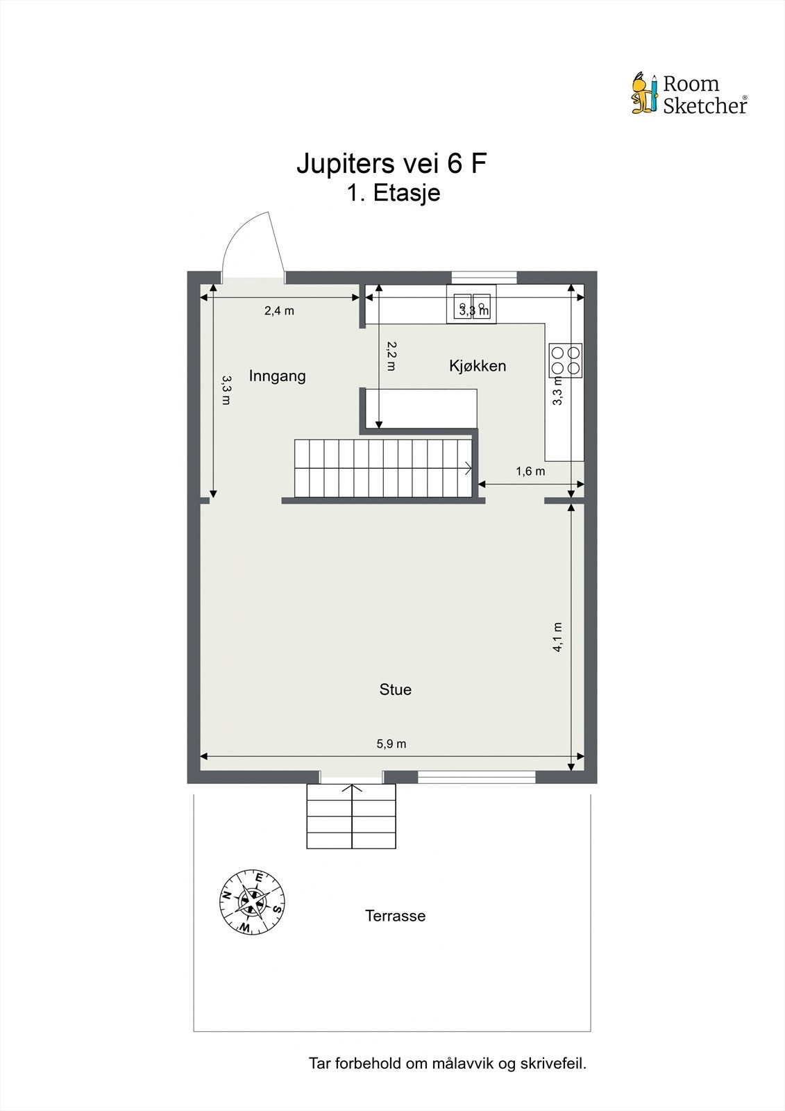 - Planskisse 1. etasje - Galleribilde