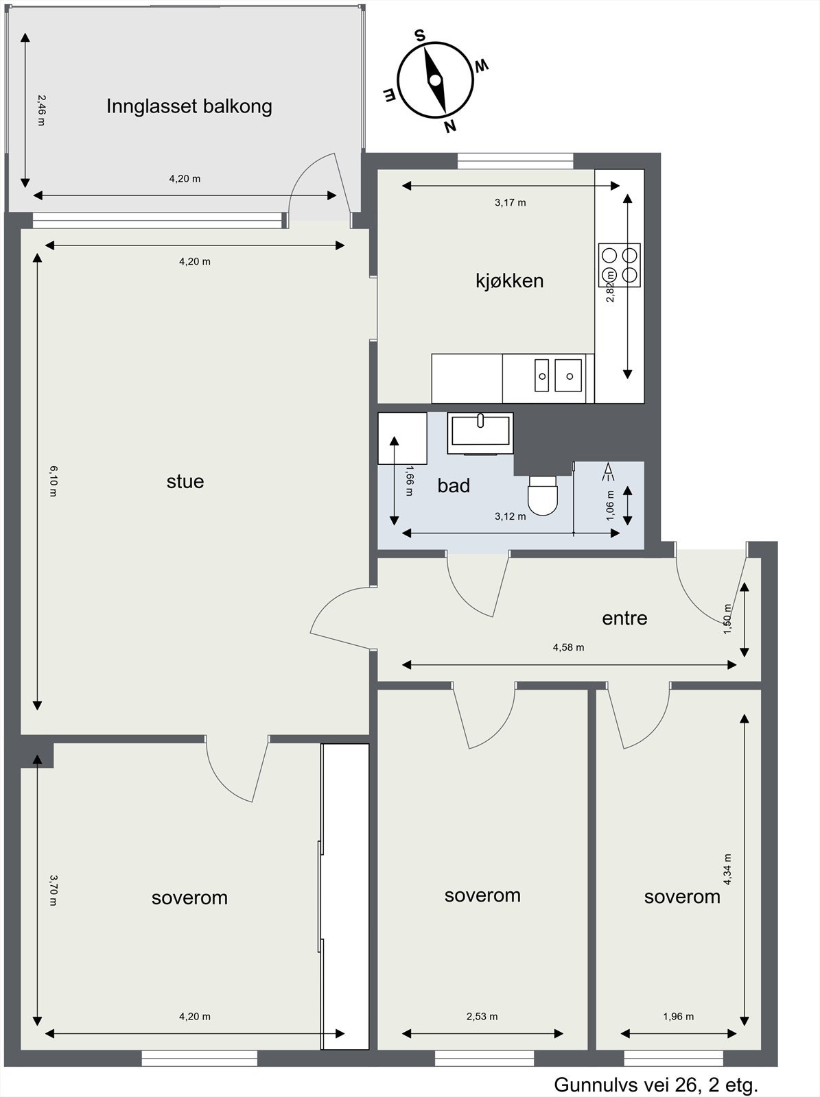 Plantegning. Galleribilde