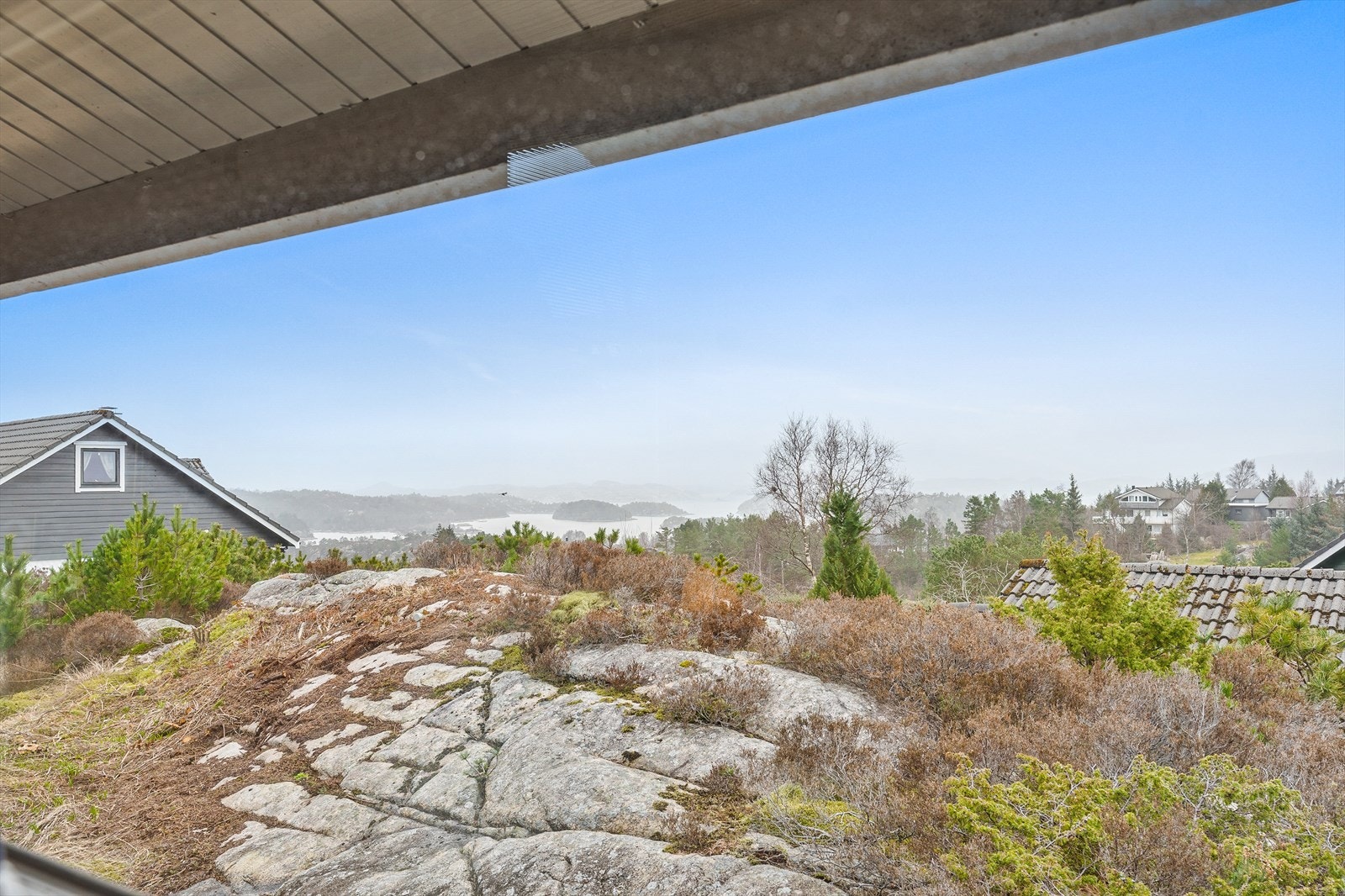 Flott utsikt fra stue Galleribilde