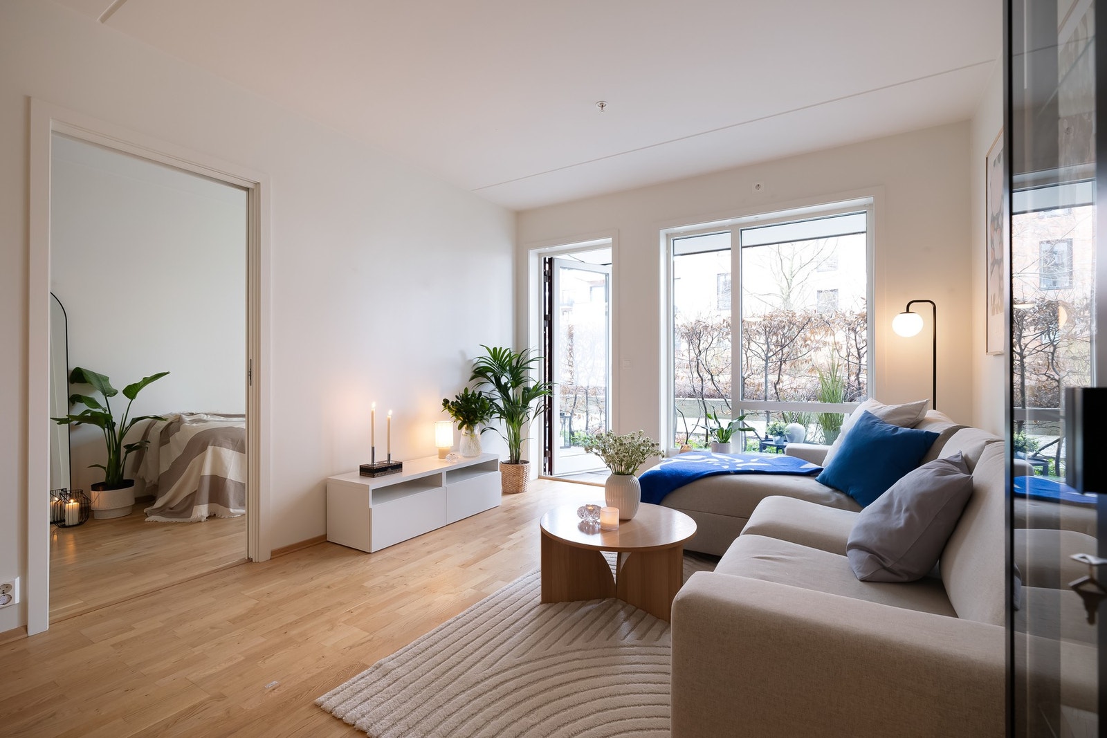 Leiligheten er gjennomgående og lys. Galleribilde