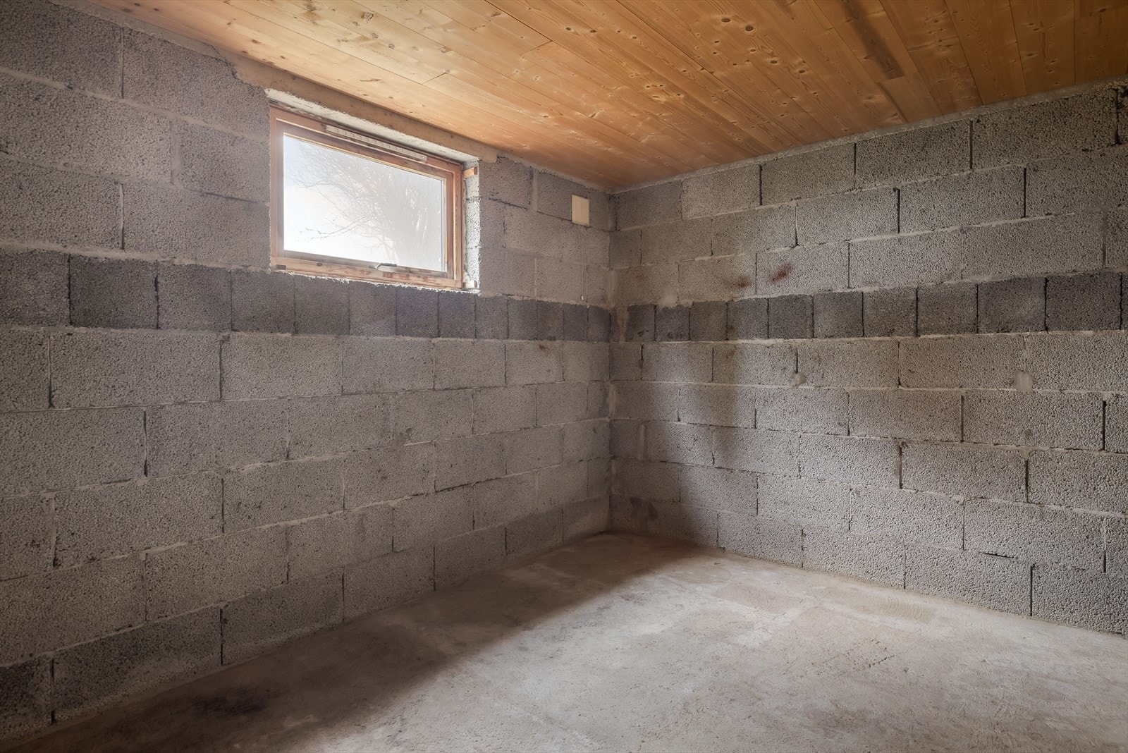 Uinnredet kjellerrom. Galleribilde