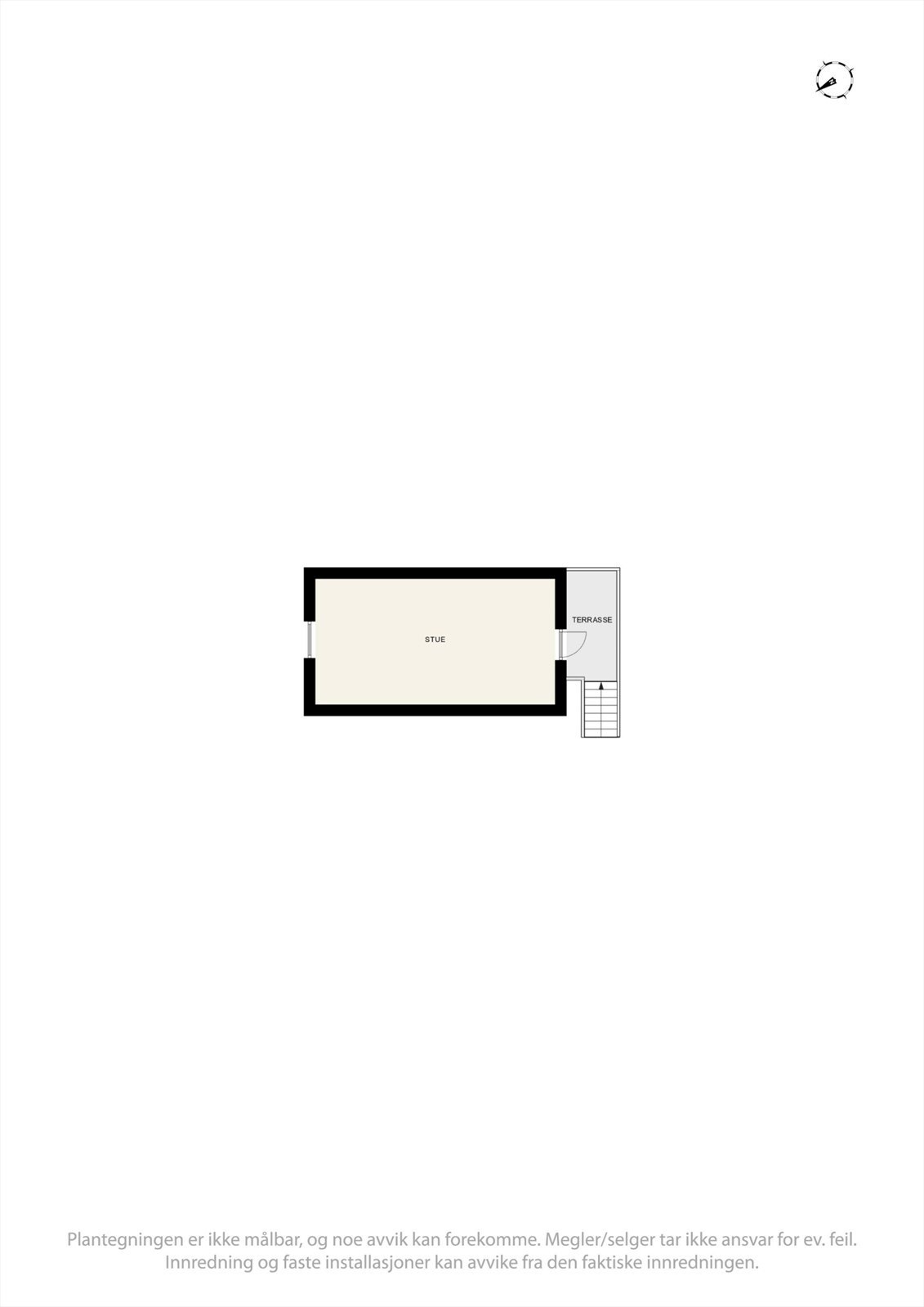 Plantegning loft garasje Galleribilde