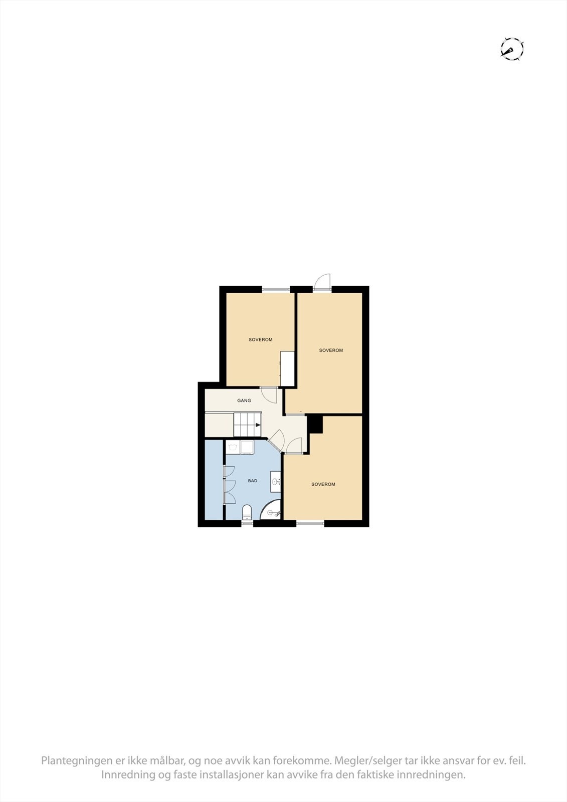 Plantegning 2. etasje Galleribilde