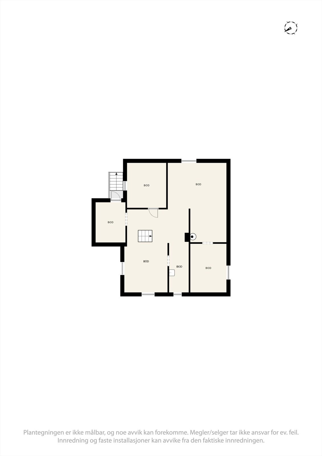 Plantegning kjeller Galleribilde