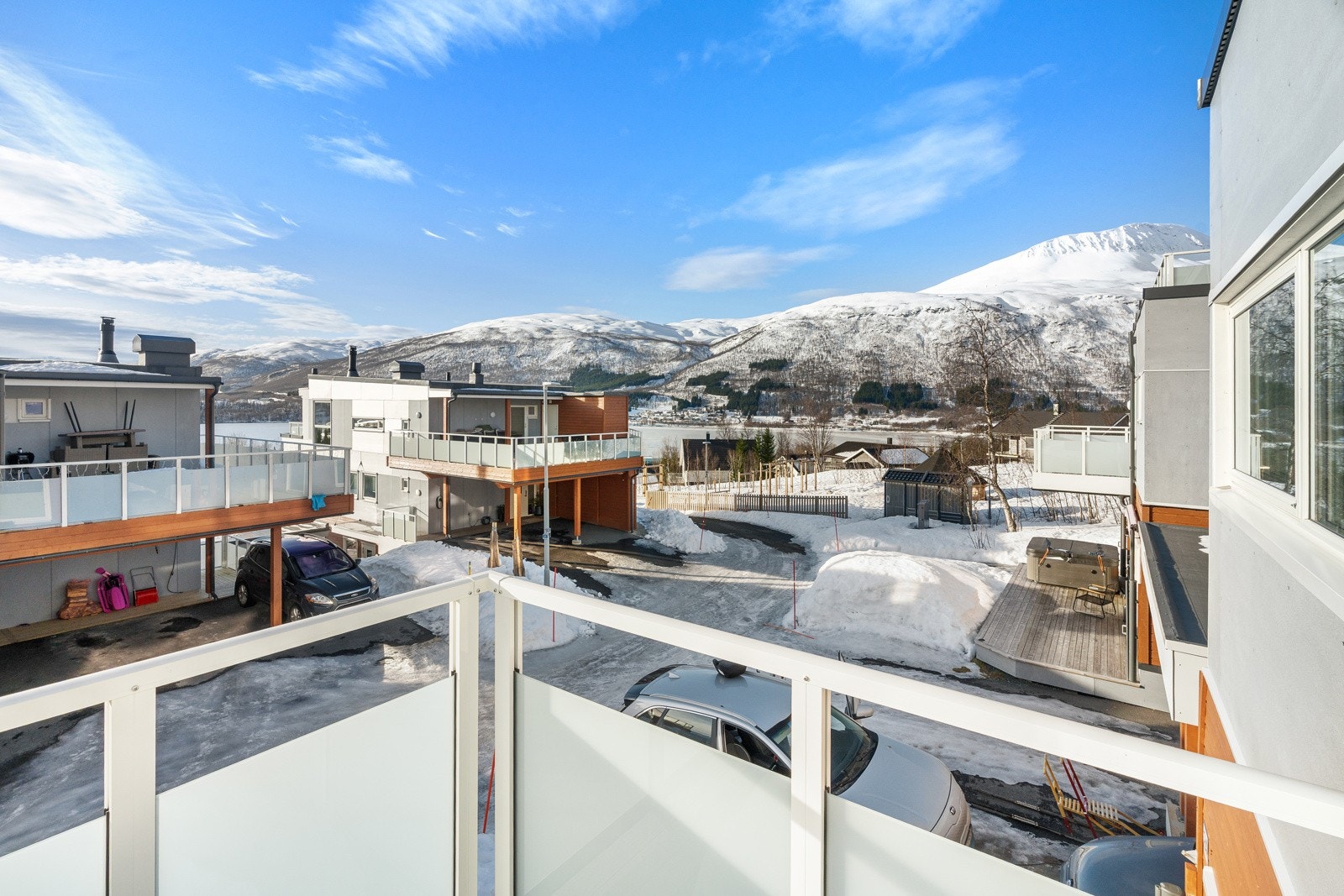 Med flere balkonger sikrer du gode solforhold store deler av døgnet.