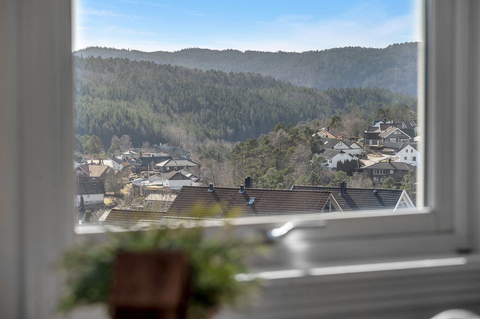 Utsiktsbilde fra stuen. Galleribilde