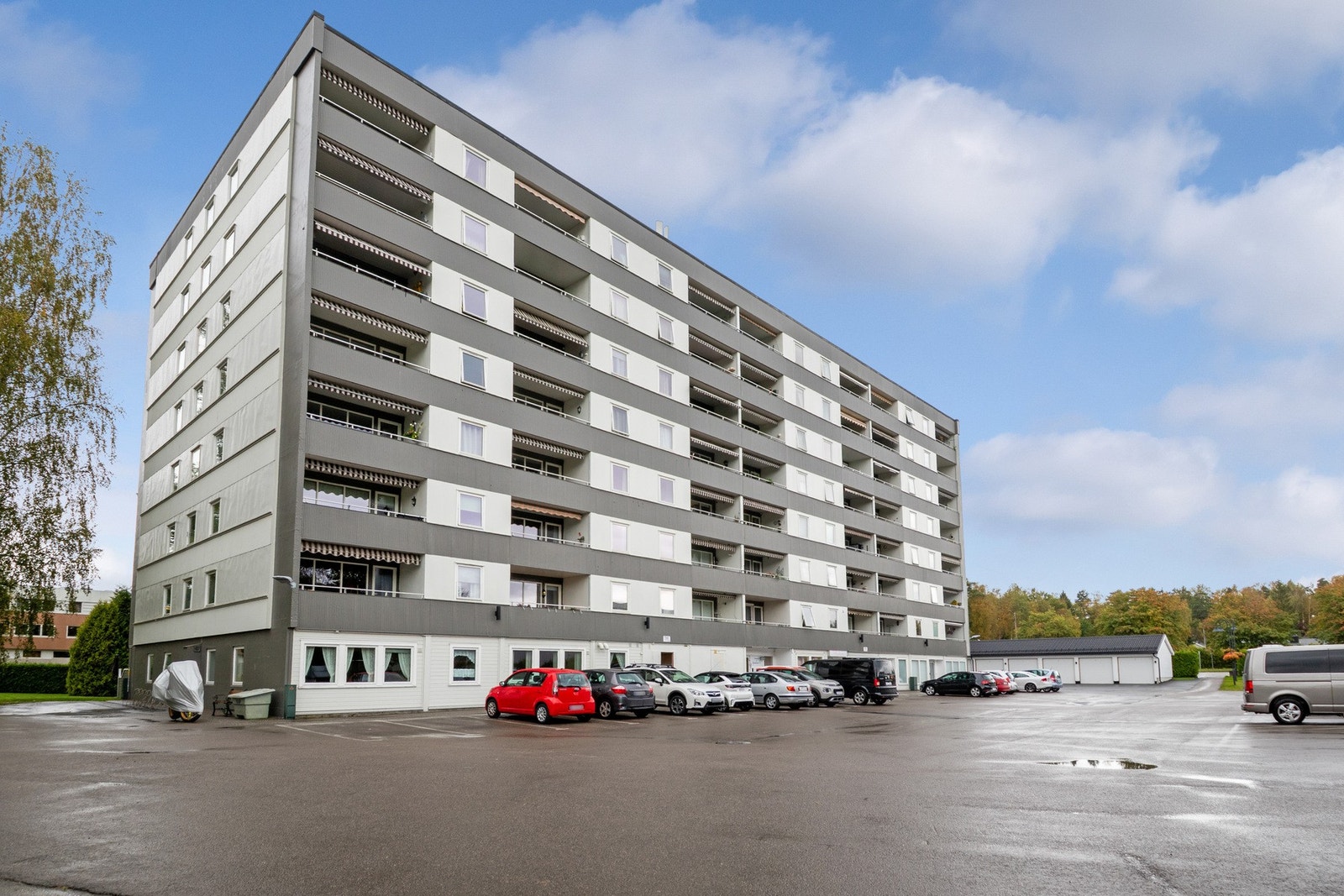 Utvendig fasade er malt i 2019/2020. Galleribilde